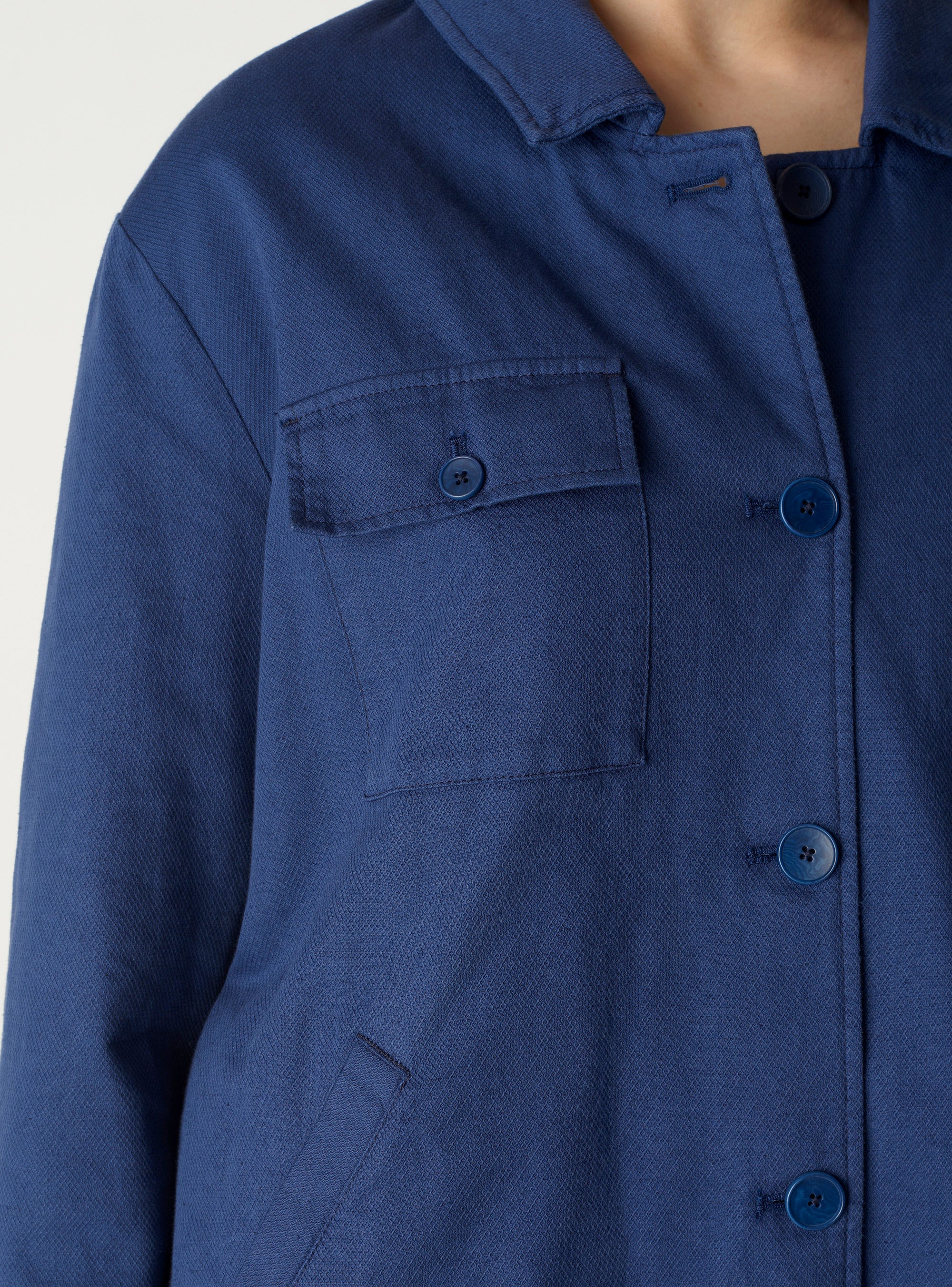 Marineblaue Jacke