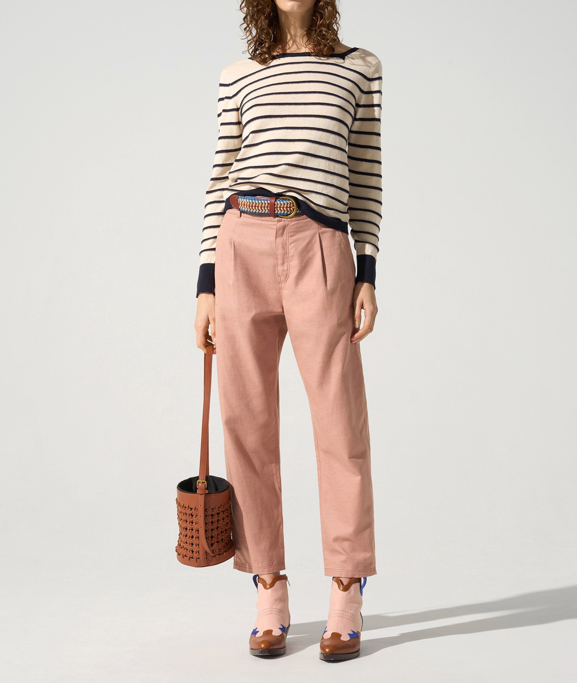 Pull marinière acoté