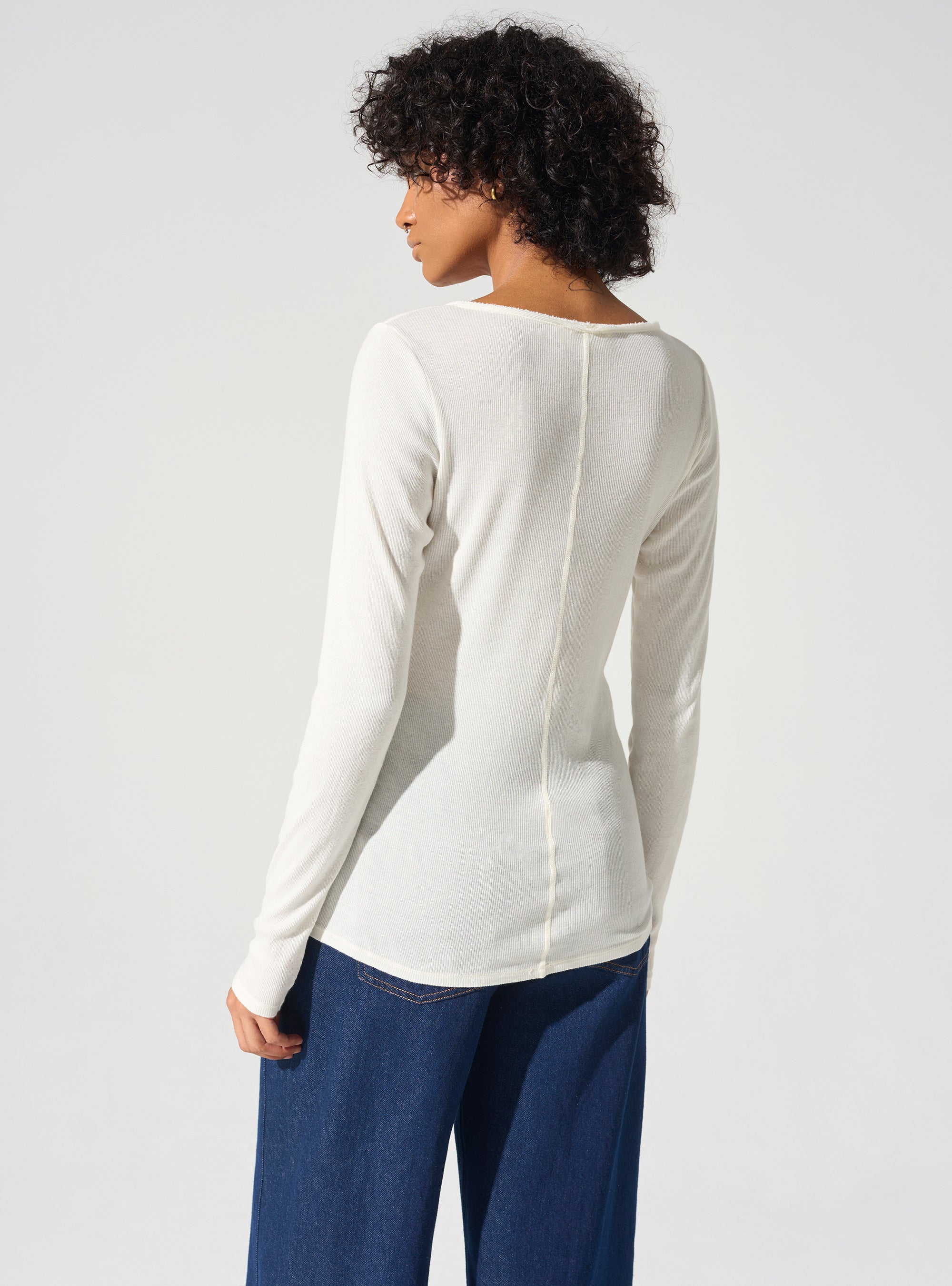 T-Shirt manches longues acoté