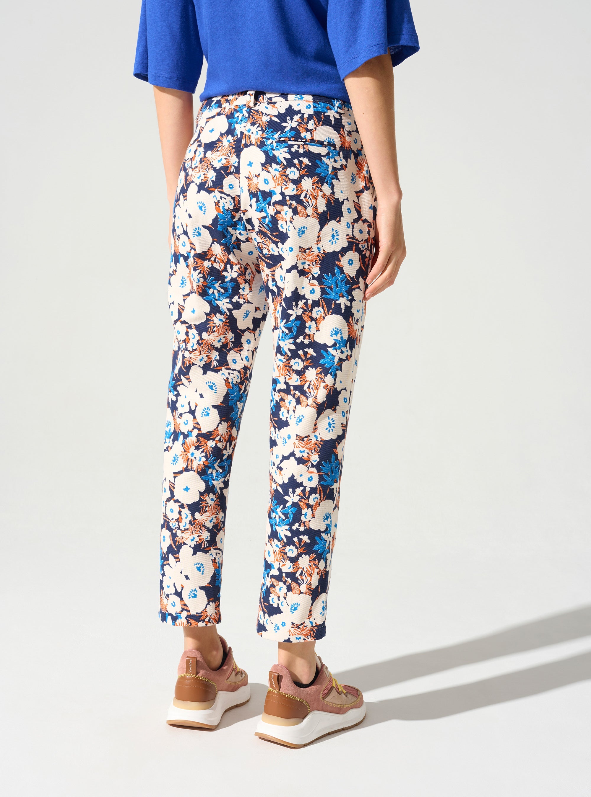 Pantalon droit imprimé