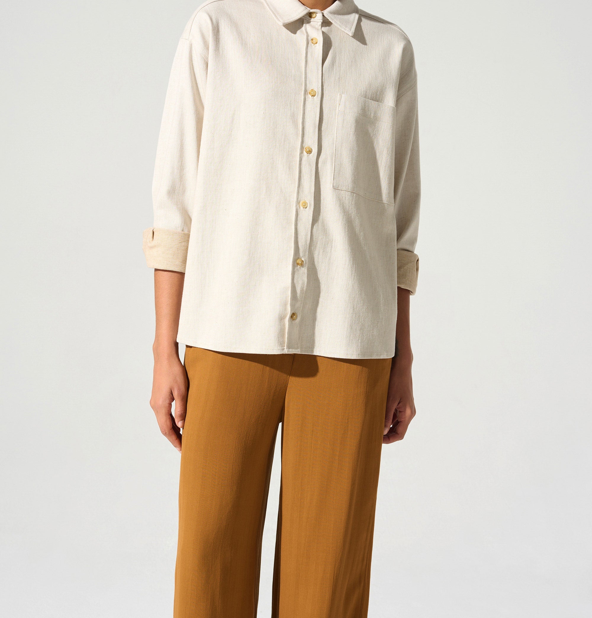 Surchemise ample acoté