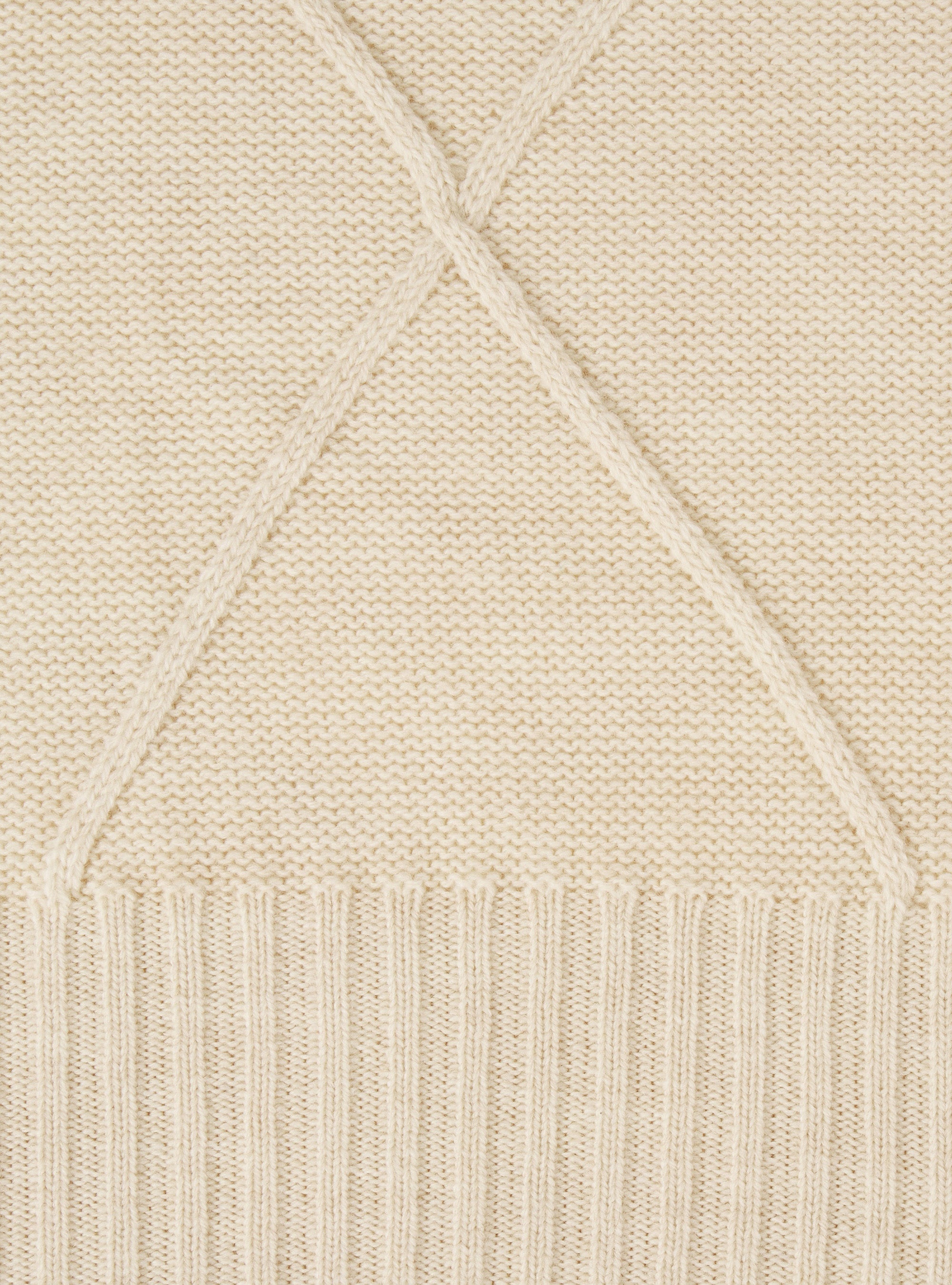 Écharpe torsadée en laine acoté