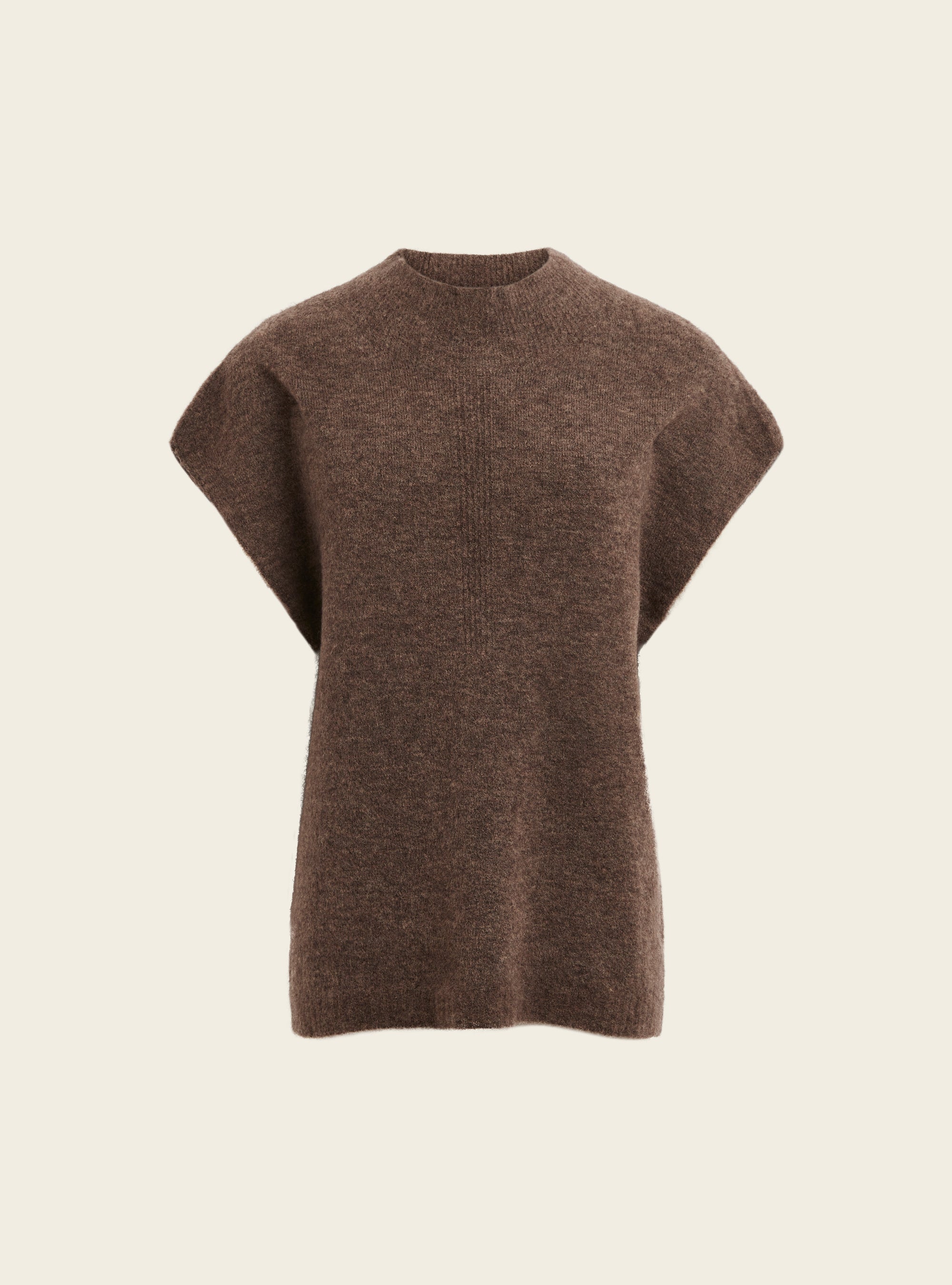 Pull sans manches oversize acoté