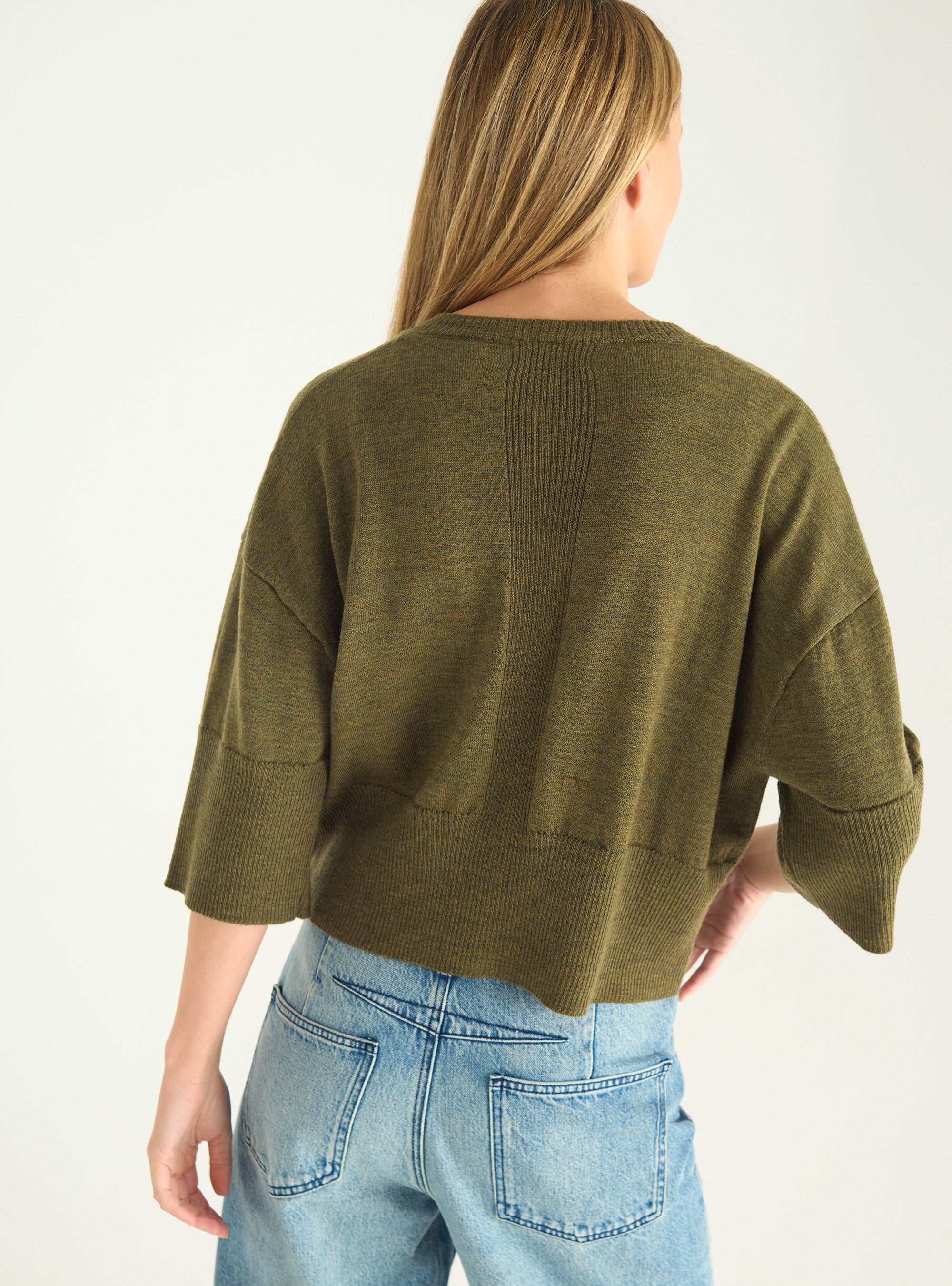 Kurzarm-Cardigan-T-Shirt