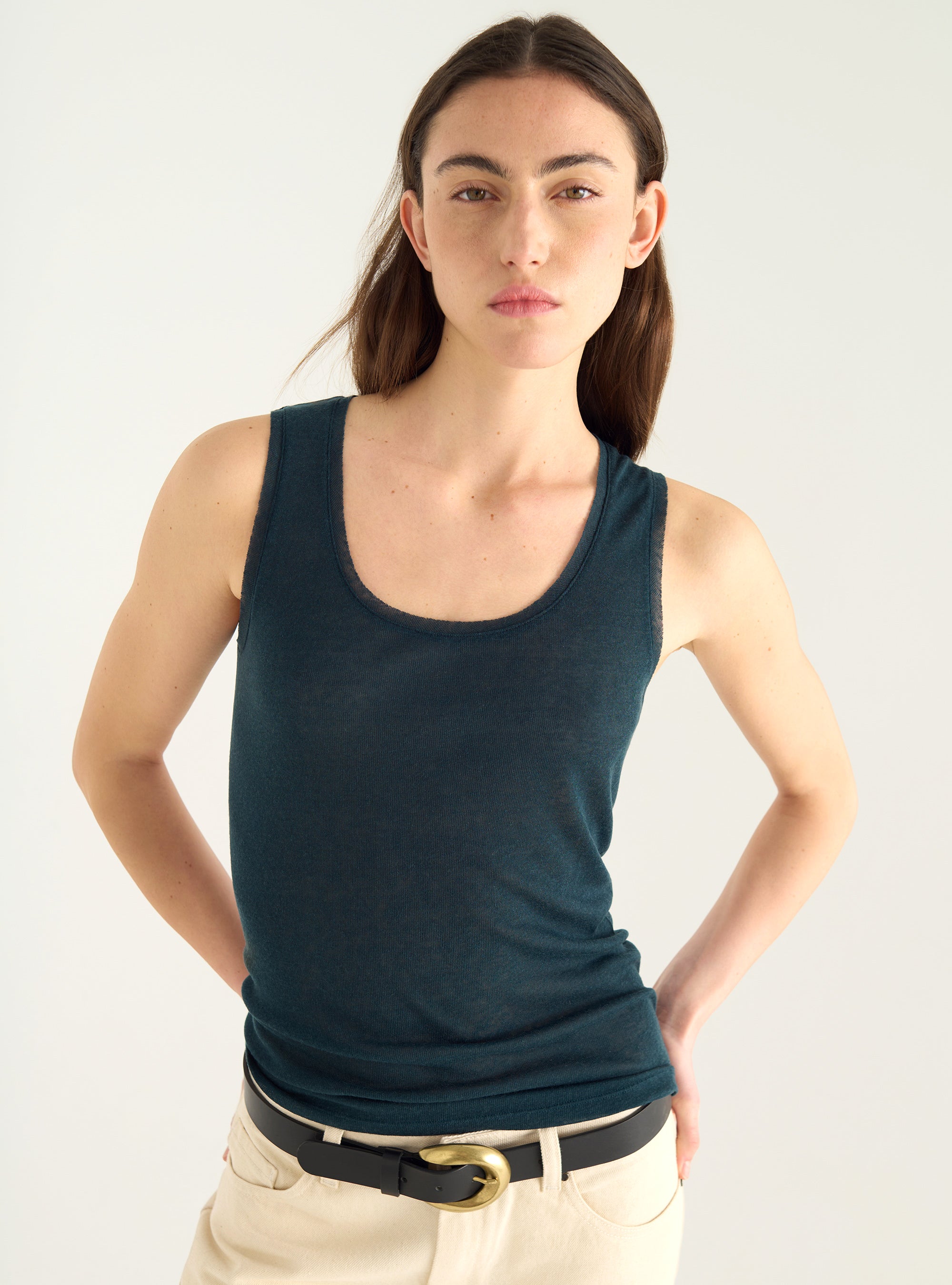Tanktop aus Lyocell-Jersey