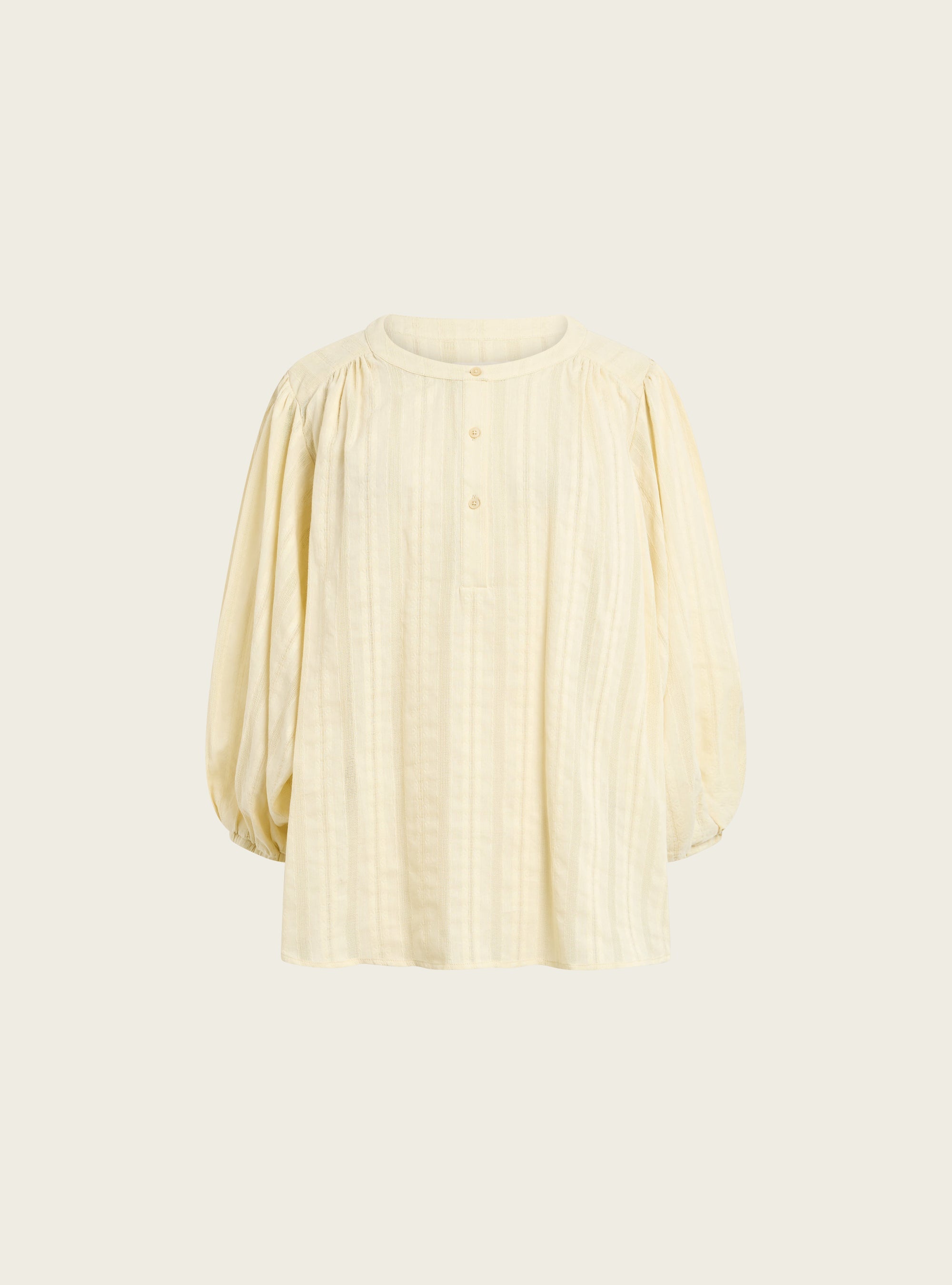 Blouse oversize en coton ajouré acoté