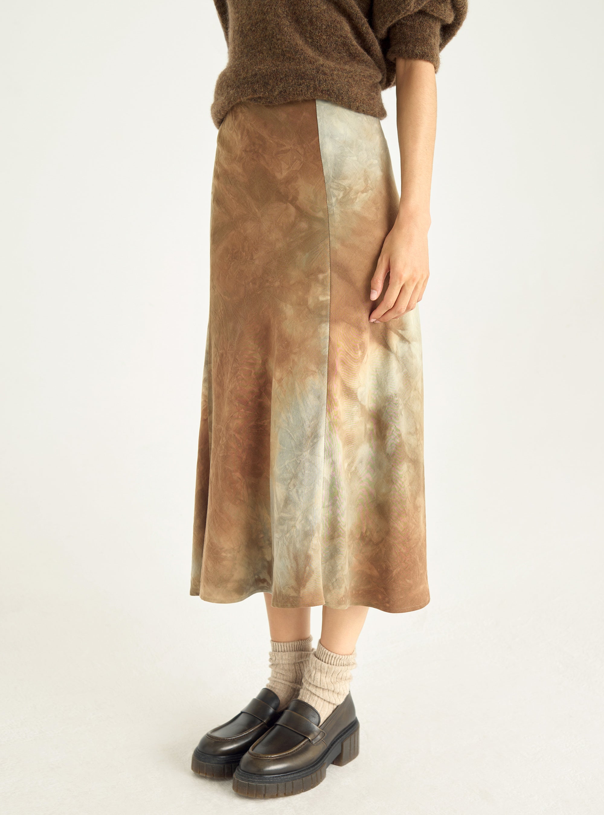 Jupe tulipe imprimée