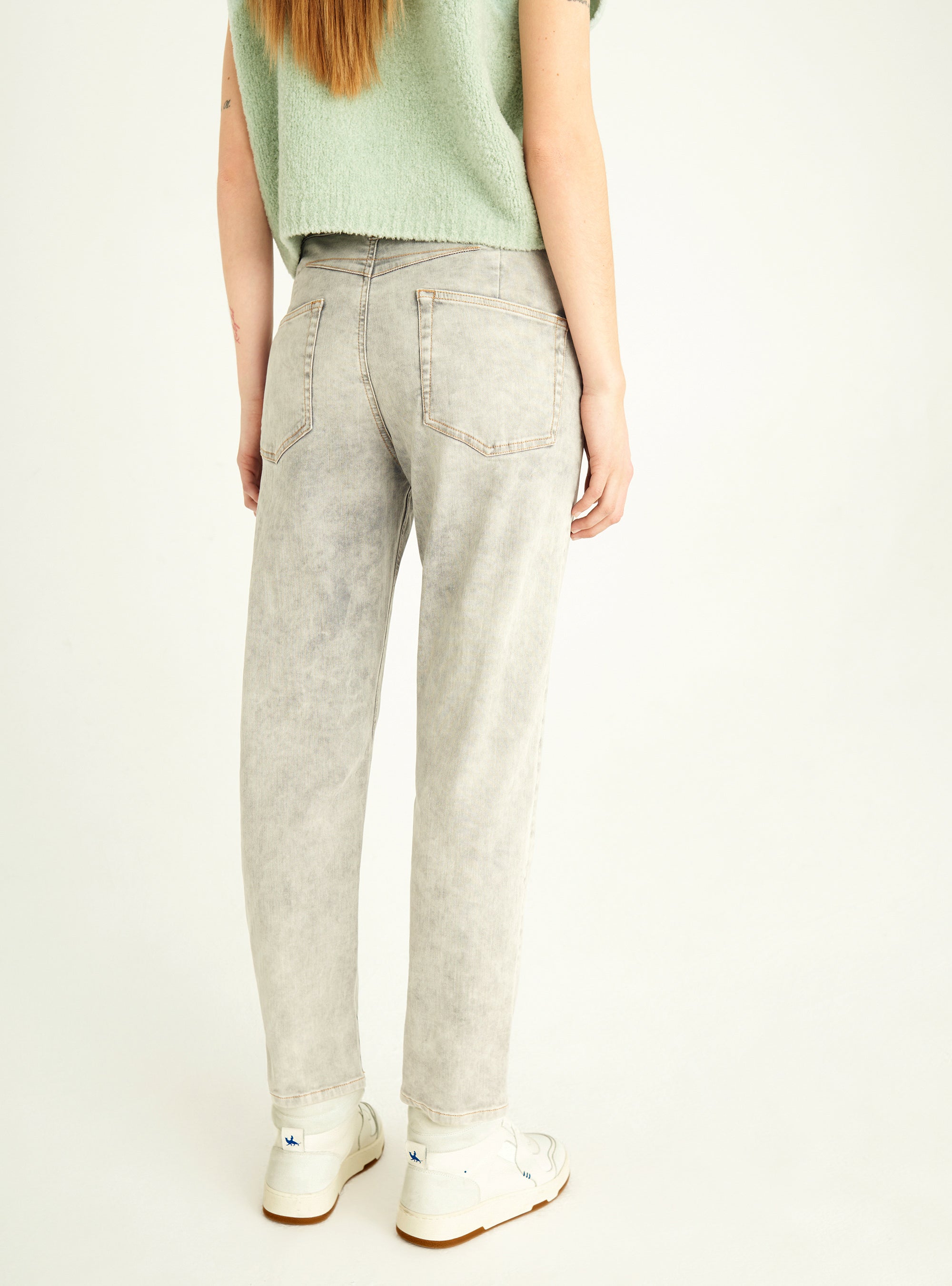 Jean slim stretch acoté
