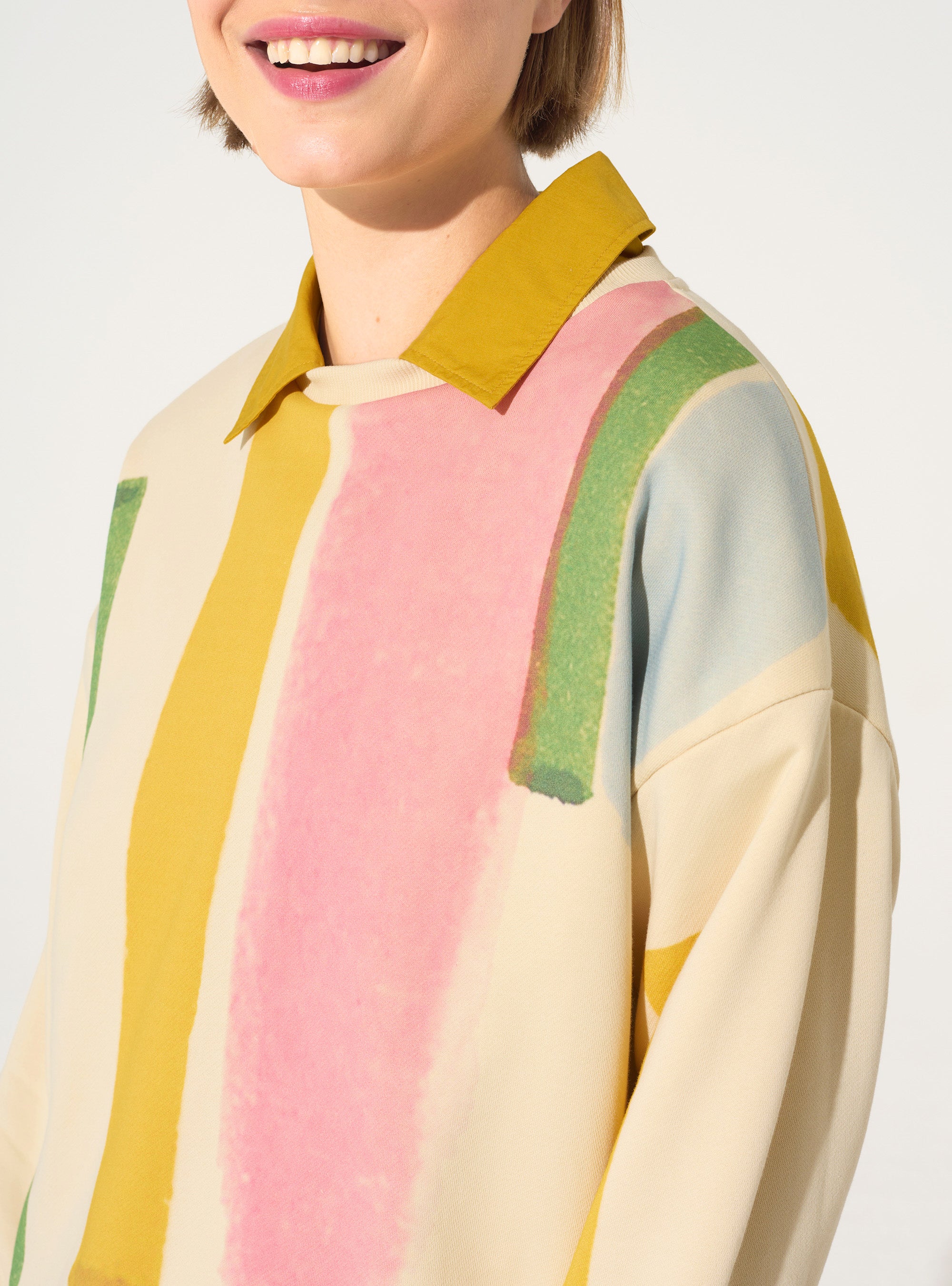 Sweat imprimé maison en coton bio