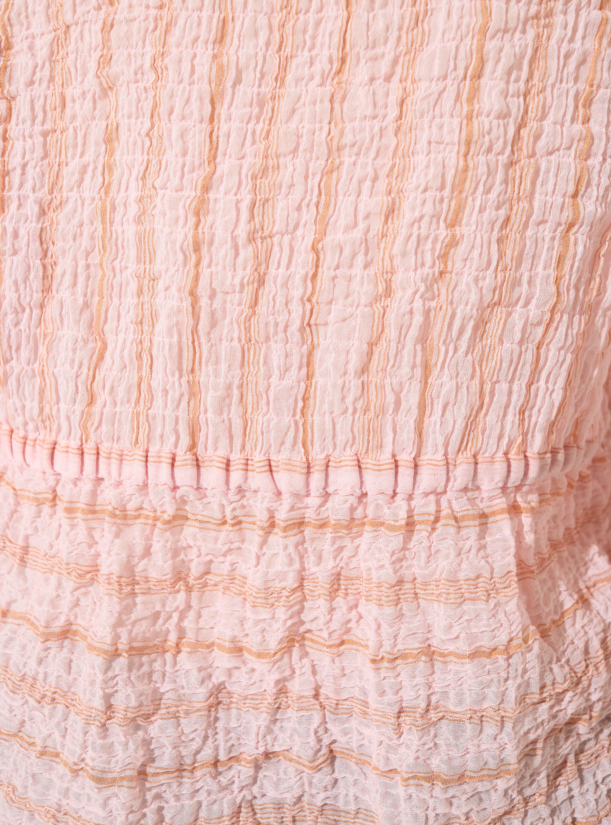 fitted pink cotton blouse