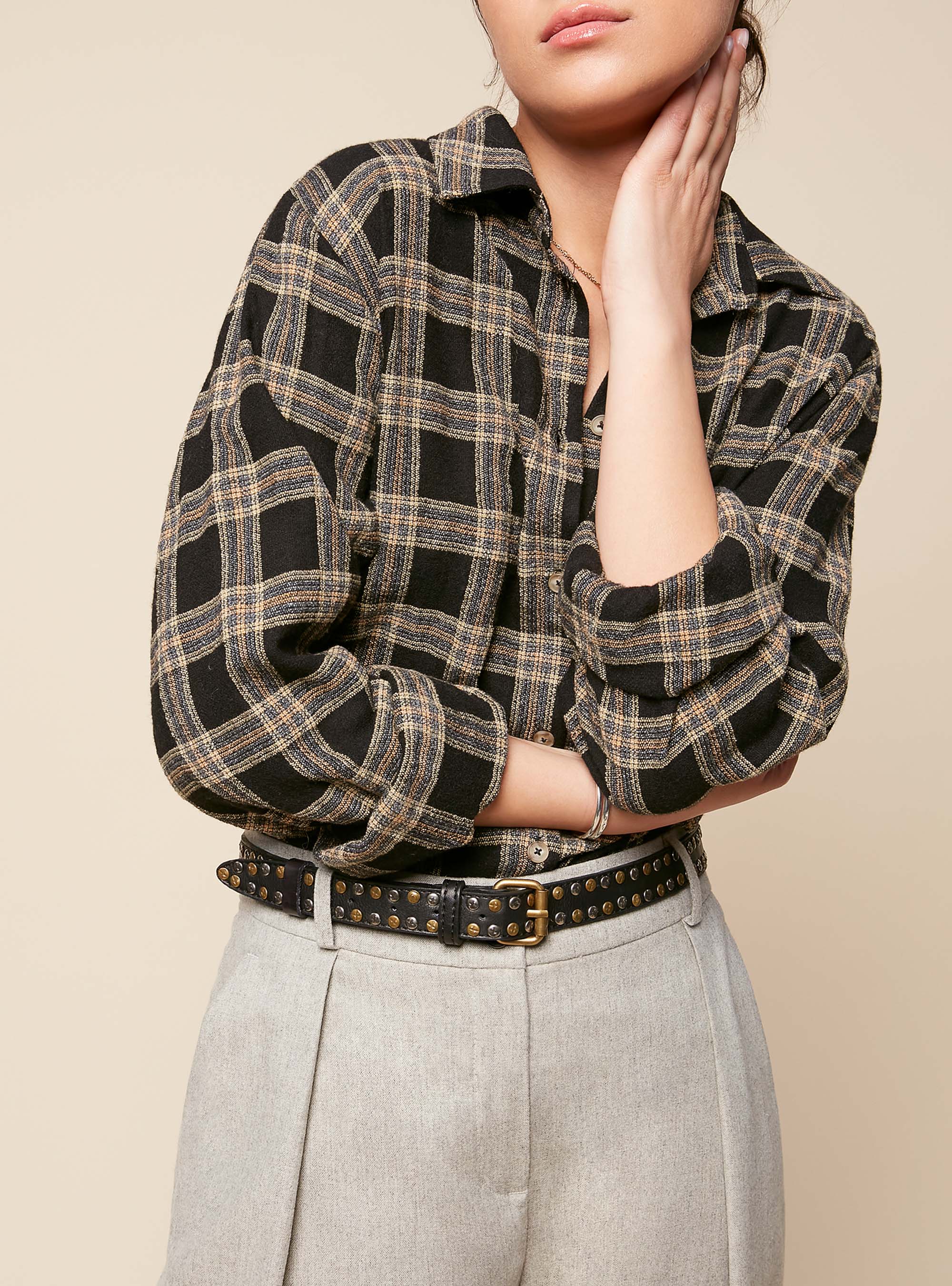 Hose mit weitem Bein