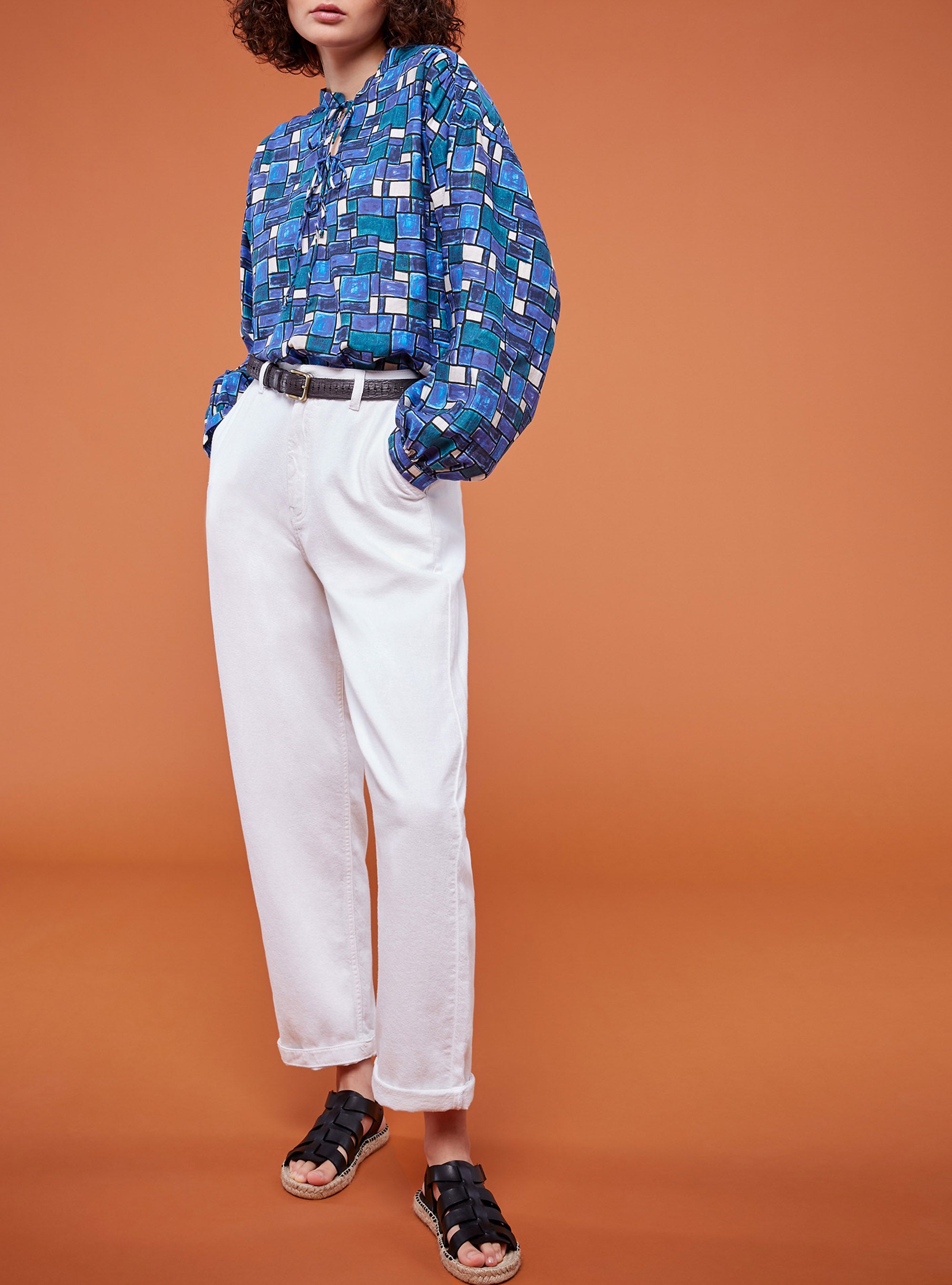 Loose Long Sleeve Blouse