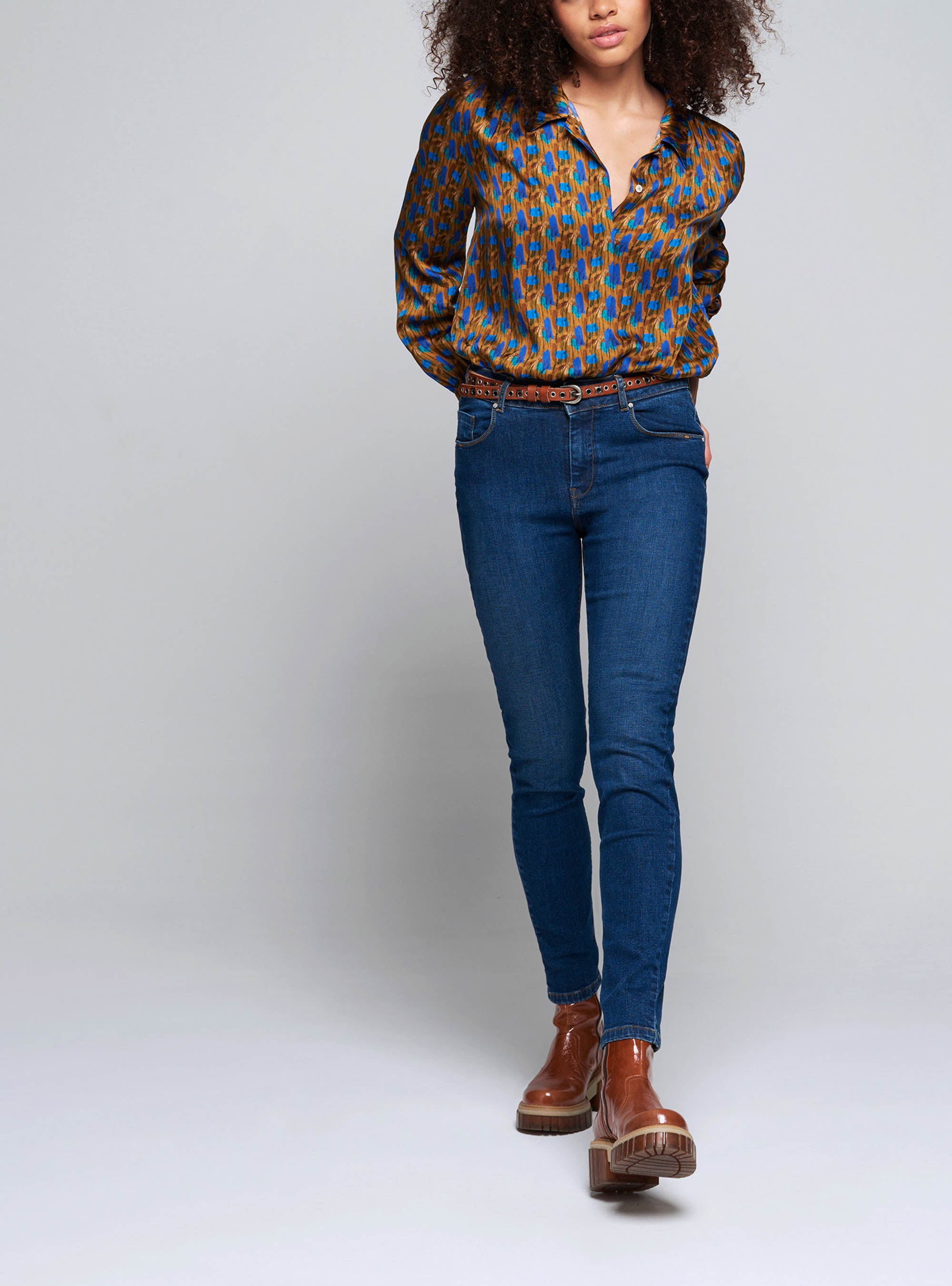 Jean slim stretch bleu