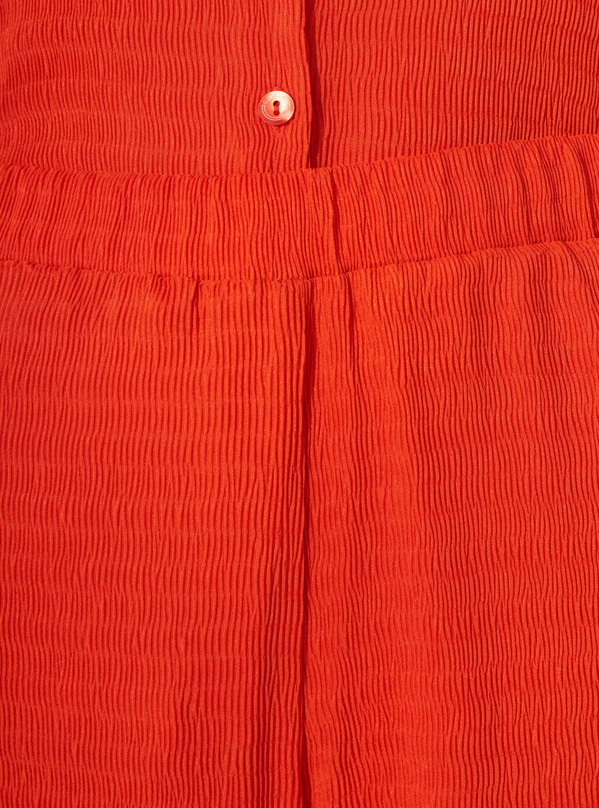 Pantalon large bouillonné Cerise