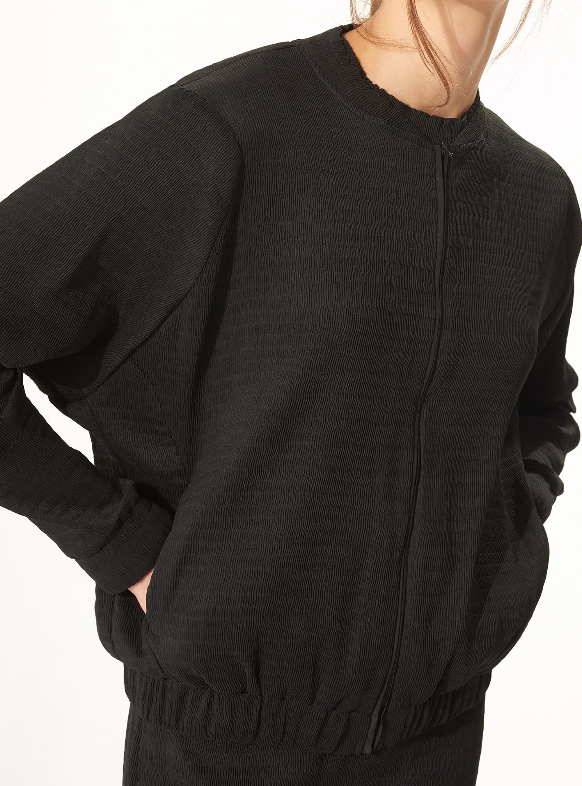 Bomber bouillonné Noir