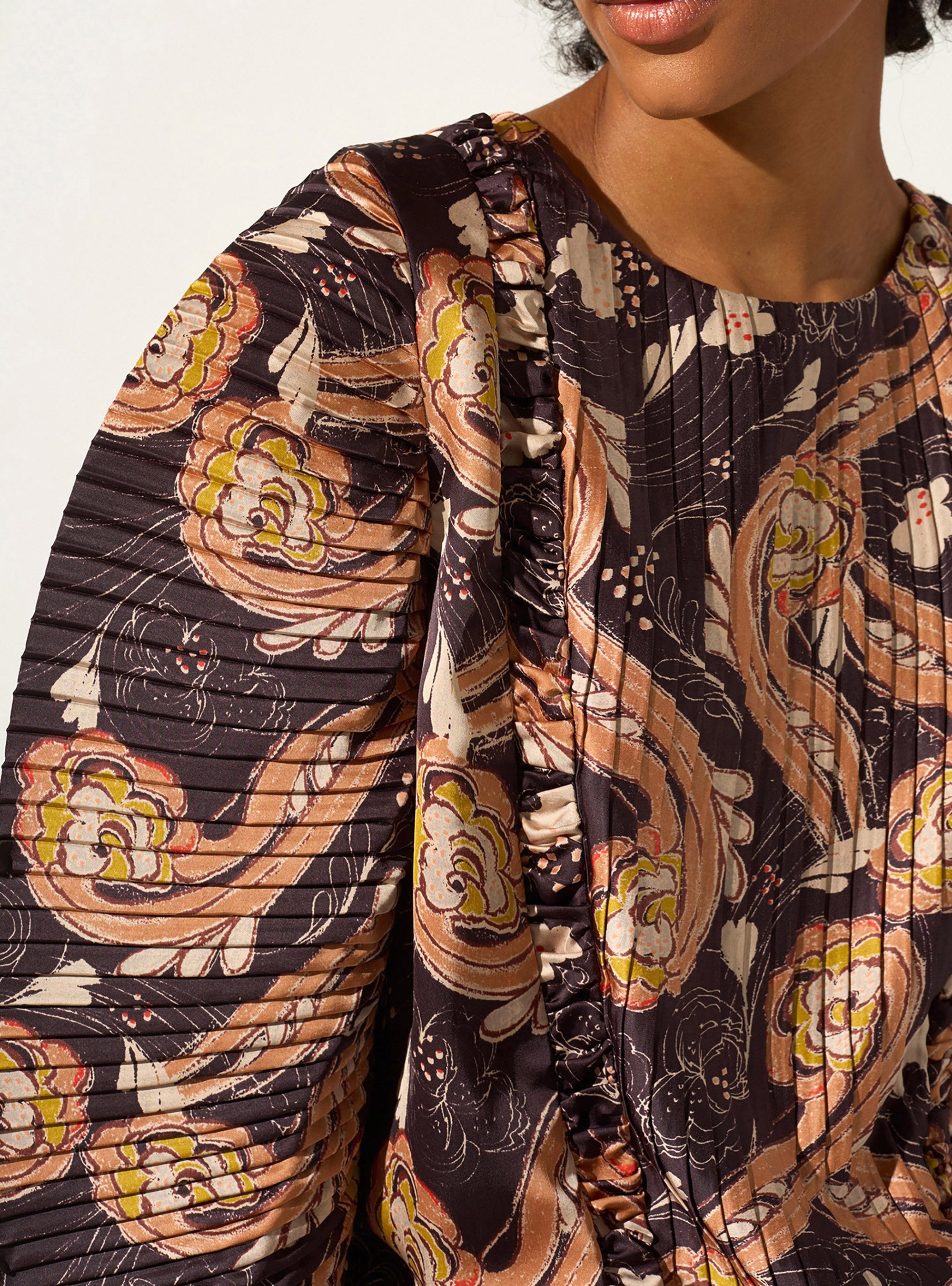 Bluse mit Ballonärmeln