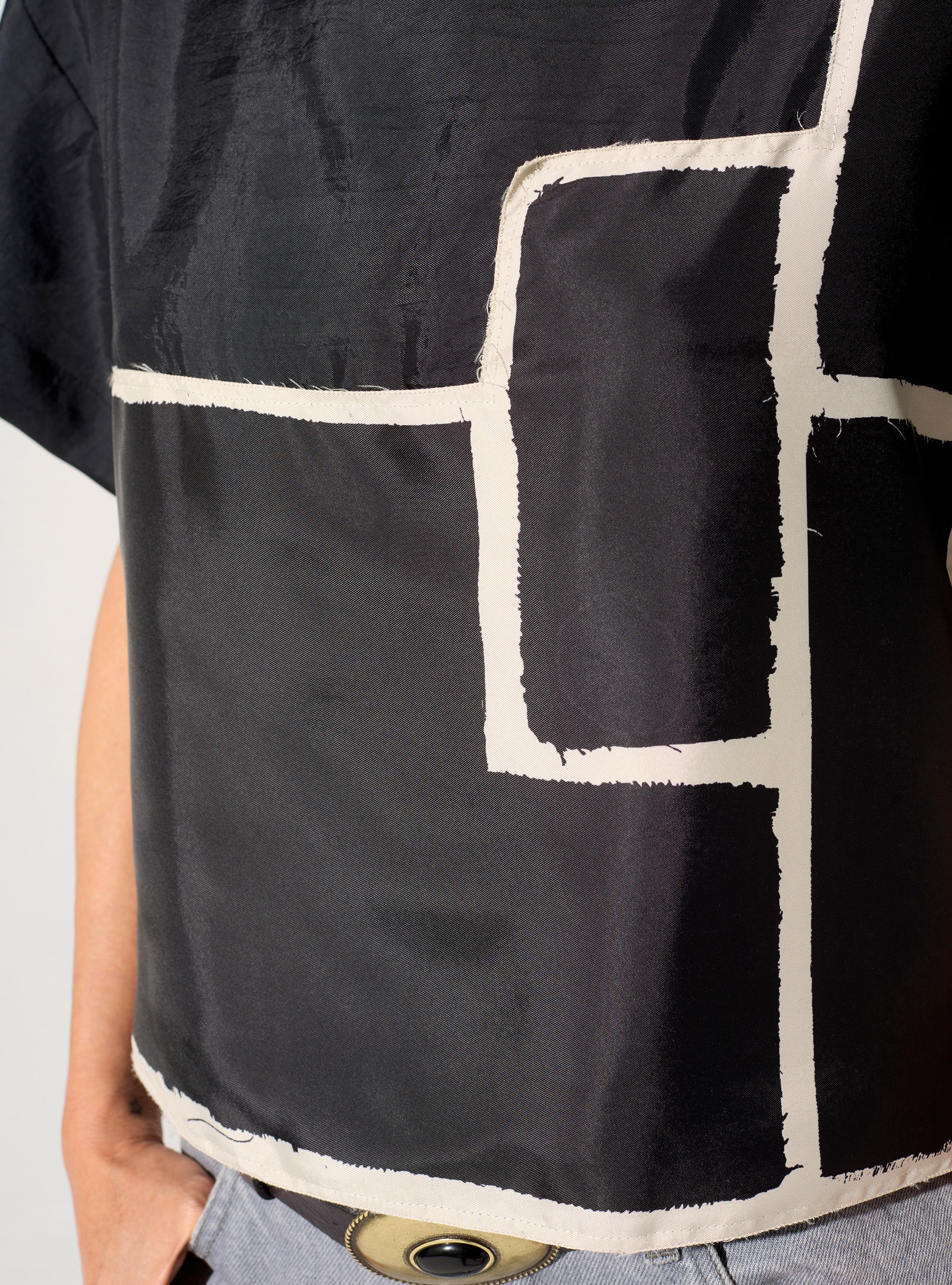 Grafische Bluse