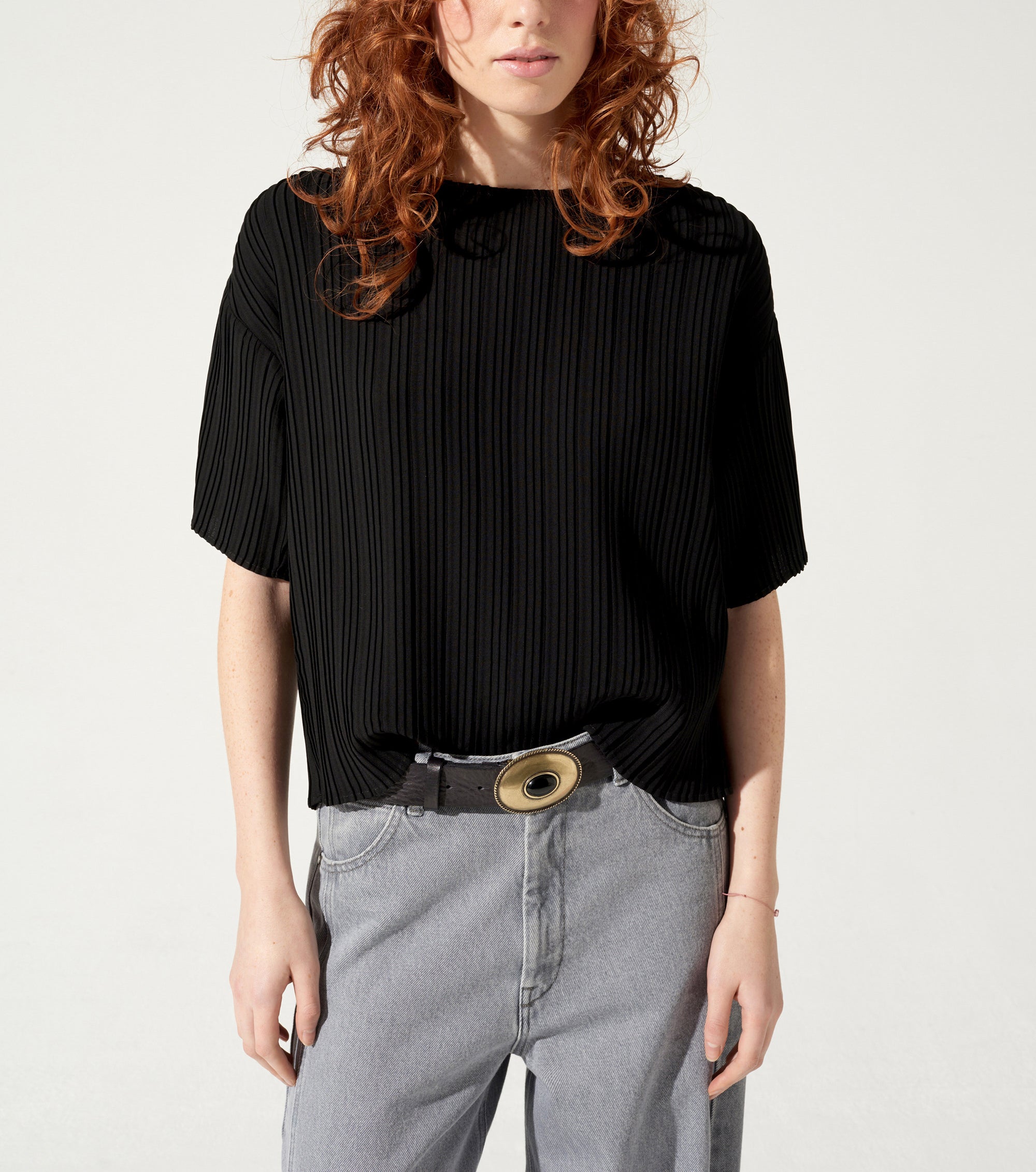 Blouse plissée