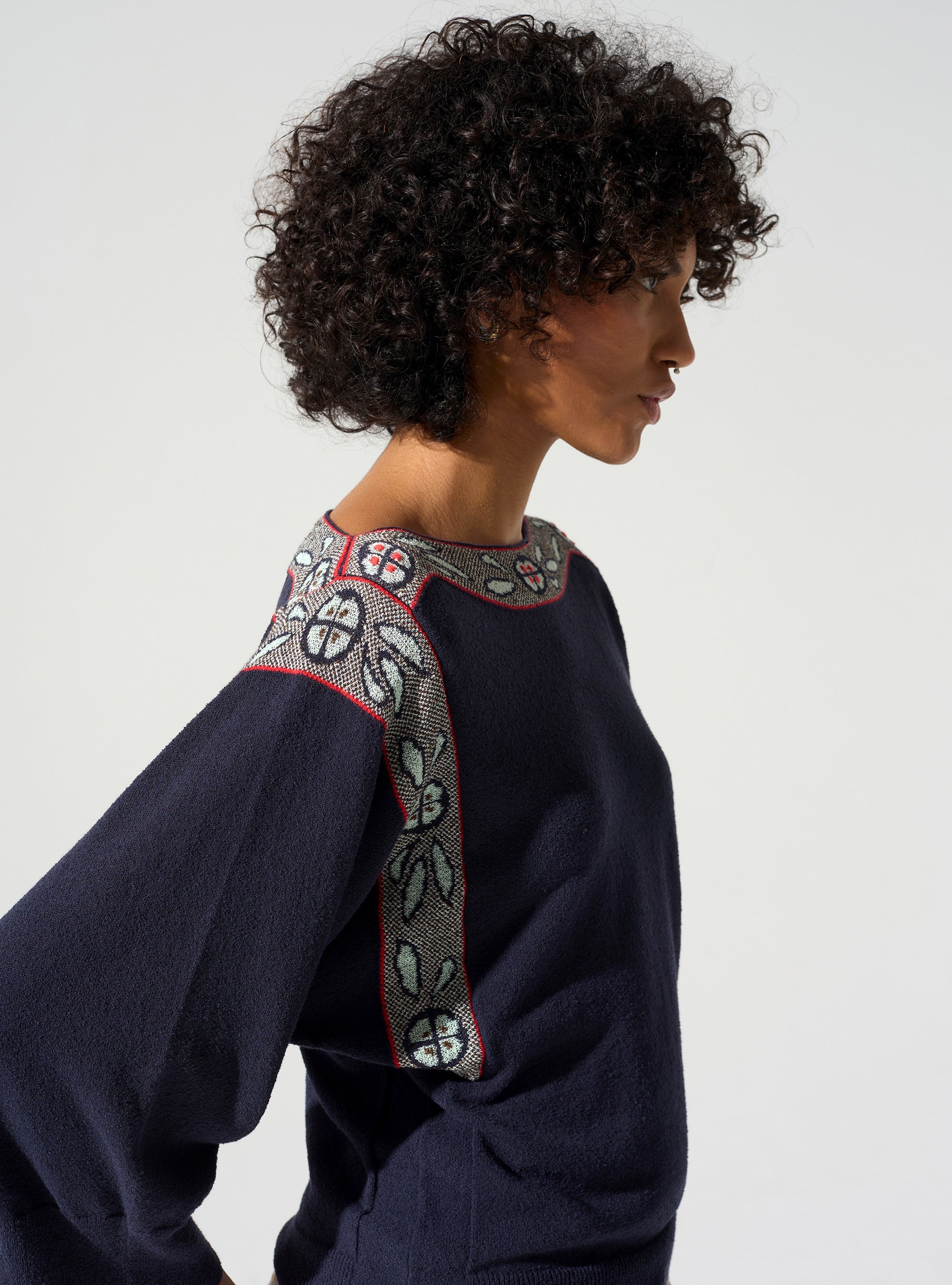 Pullover mit 3/4-Ärmeln