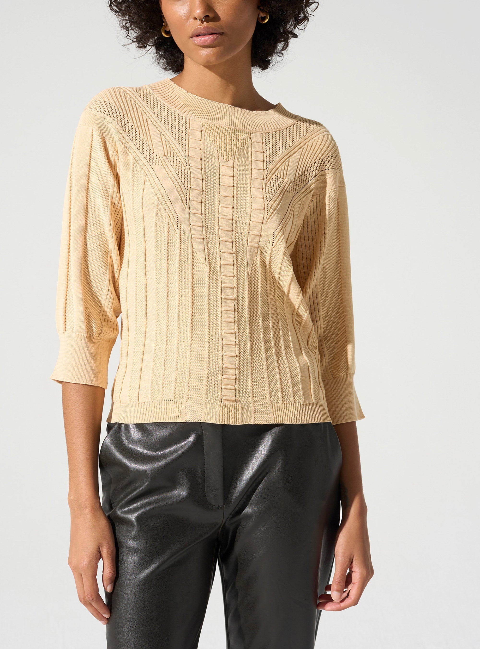 Pull manches 3/4 Cotélac