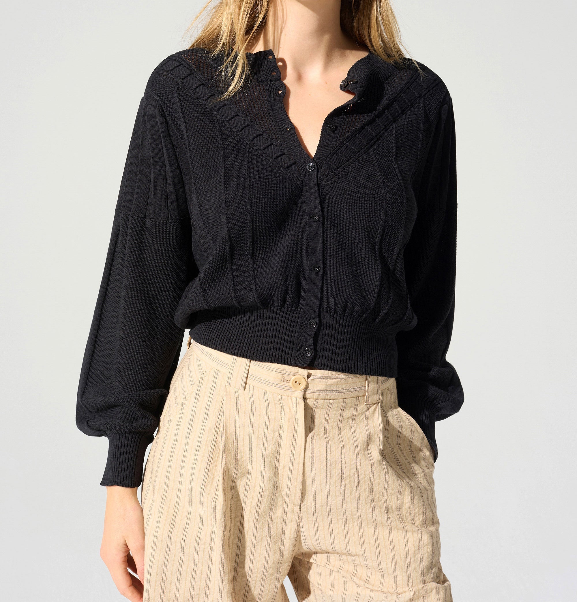 Gilet col rond Cotélac