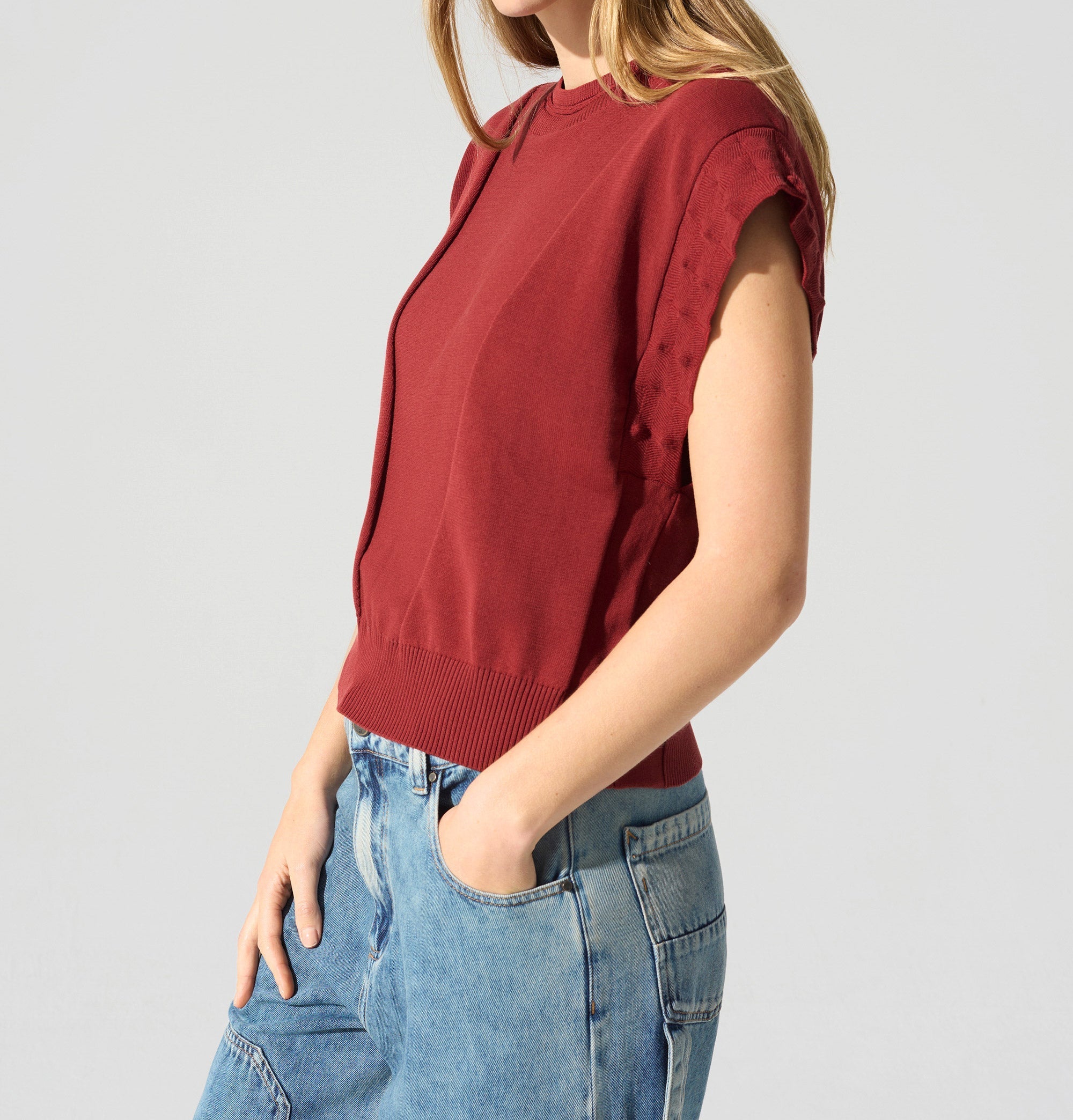 Pull manches courtes Cotélac