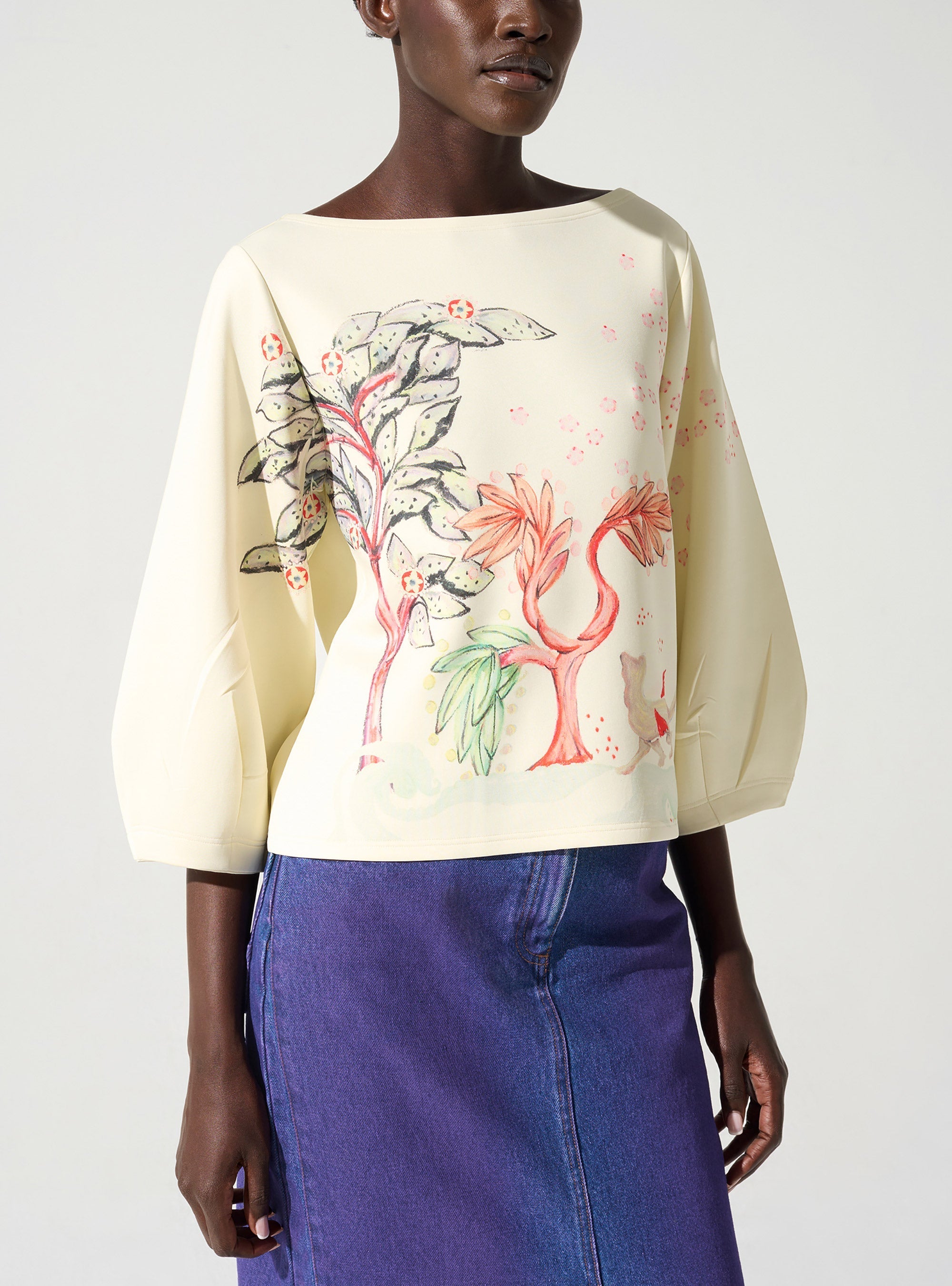 Sweat manches bouffantes Cotélac
