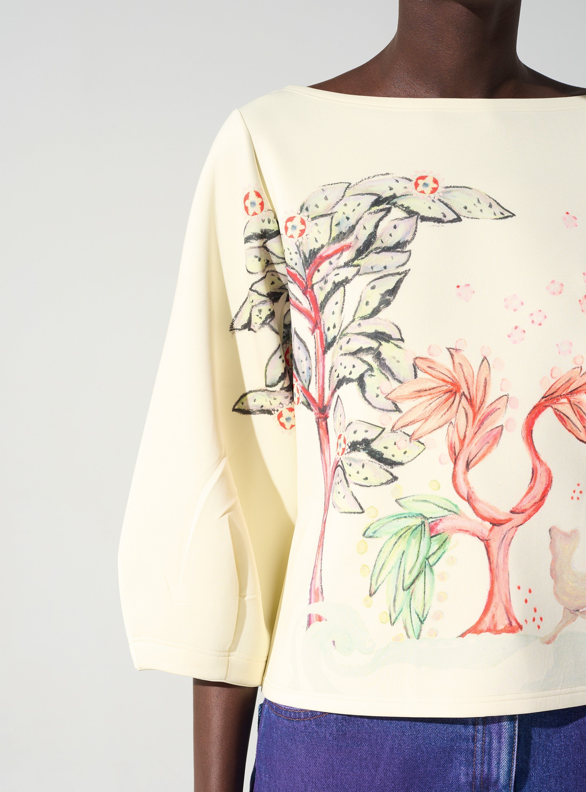 Sweat manches bouffantes Cotélac
