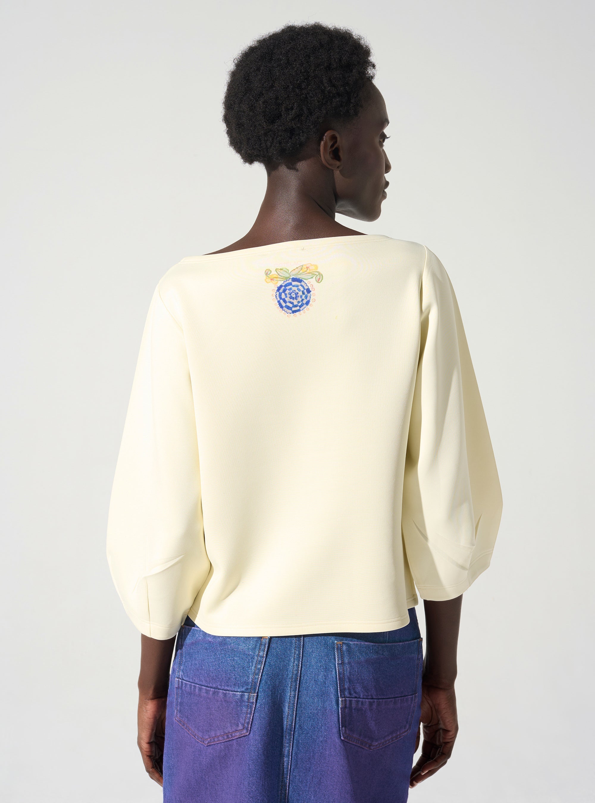 Sweat manches bouffantes Cotélac