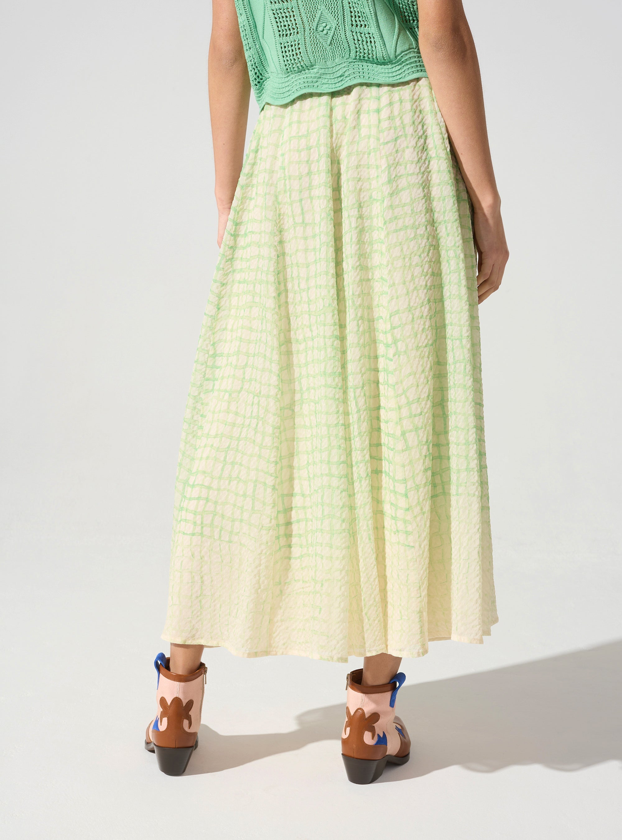 Jupe longue évasée