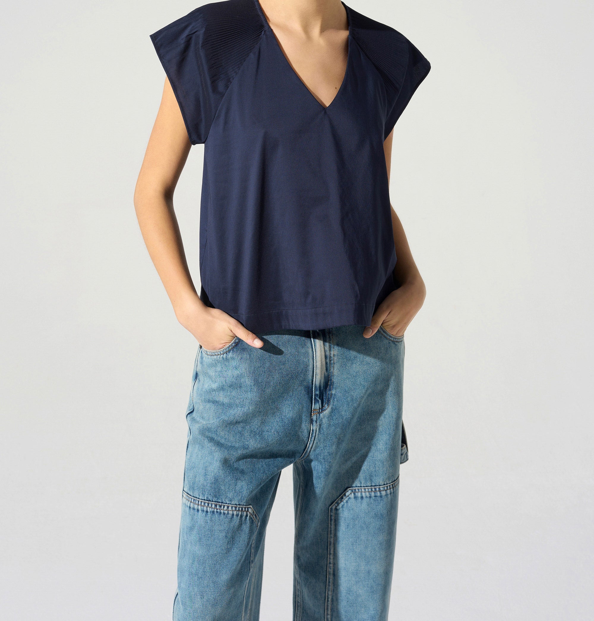 Blouse plissée cristal Cotélac