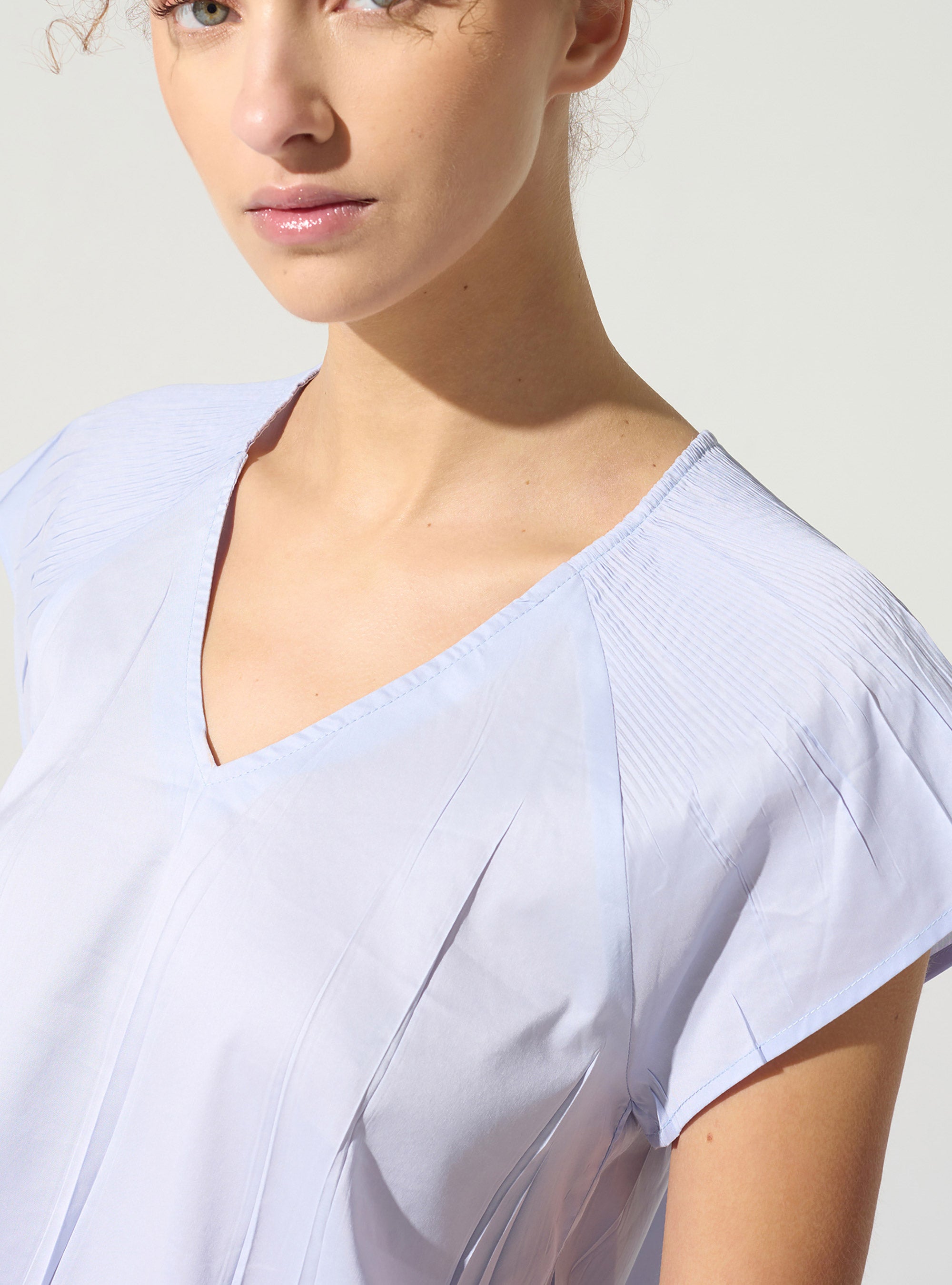 Blouse plissée cristal Cotélac