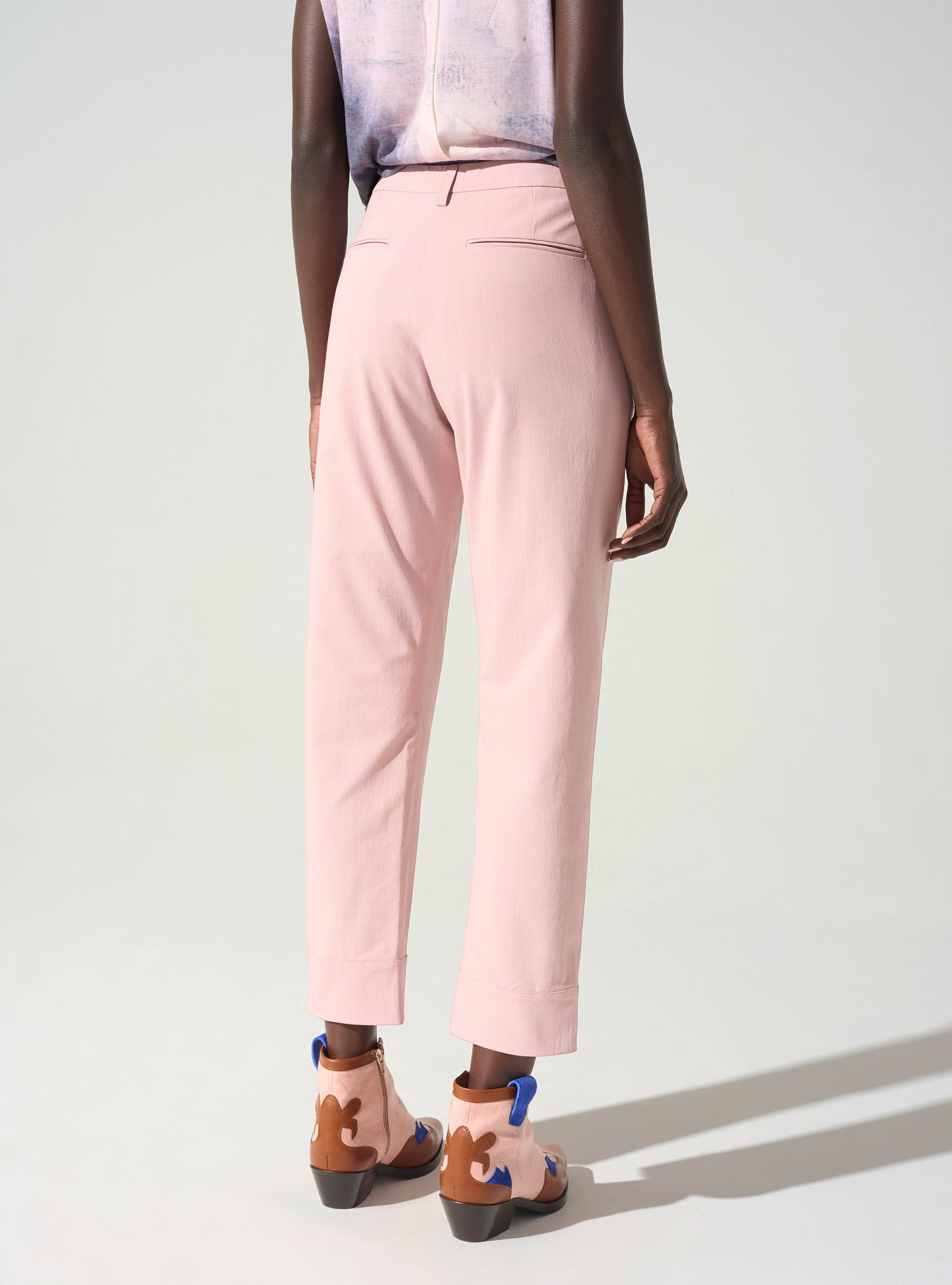 Pantalon Capri avec ceinture passant Cotélac