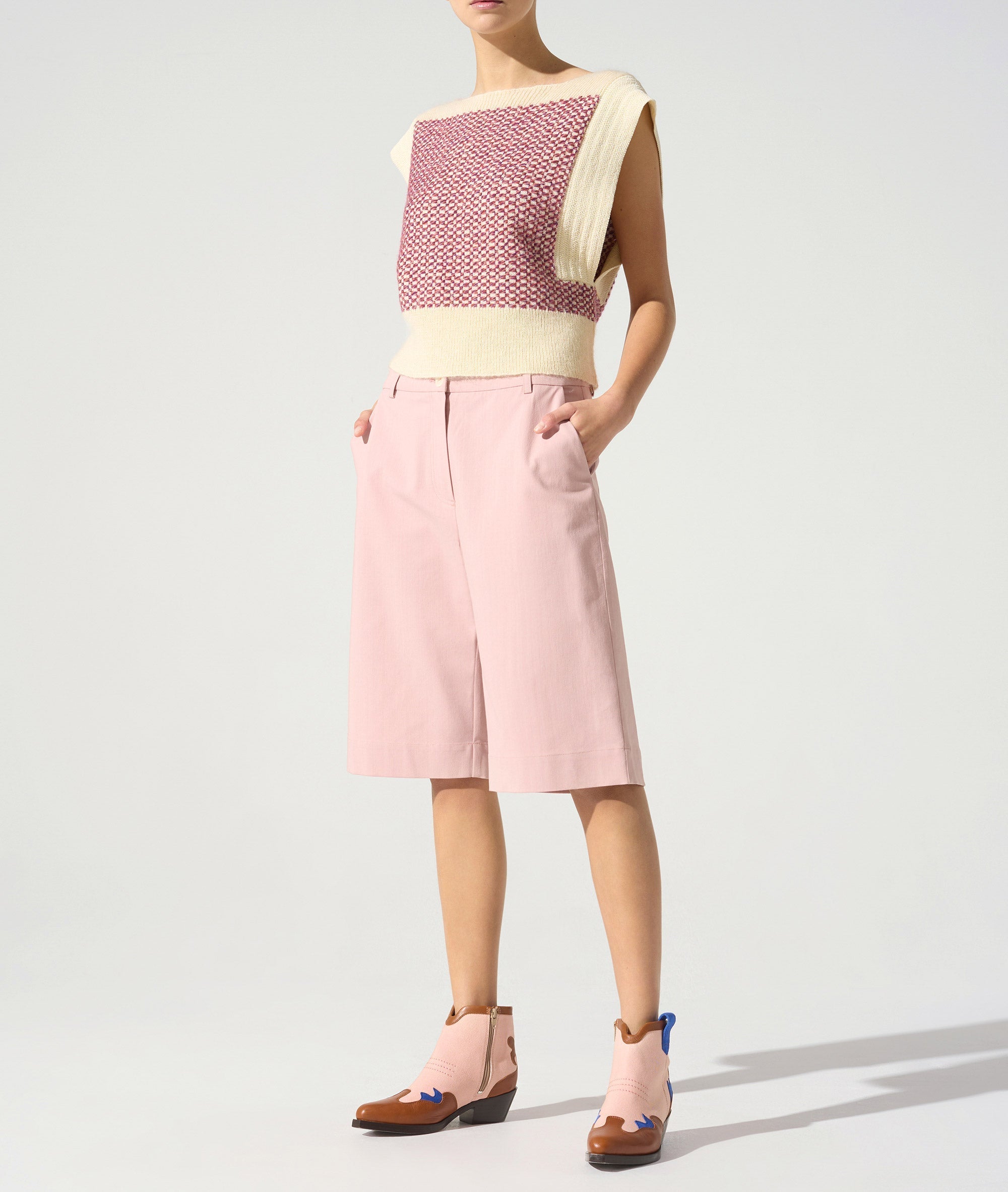 Bermuda sous genoux Cotélac