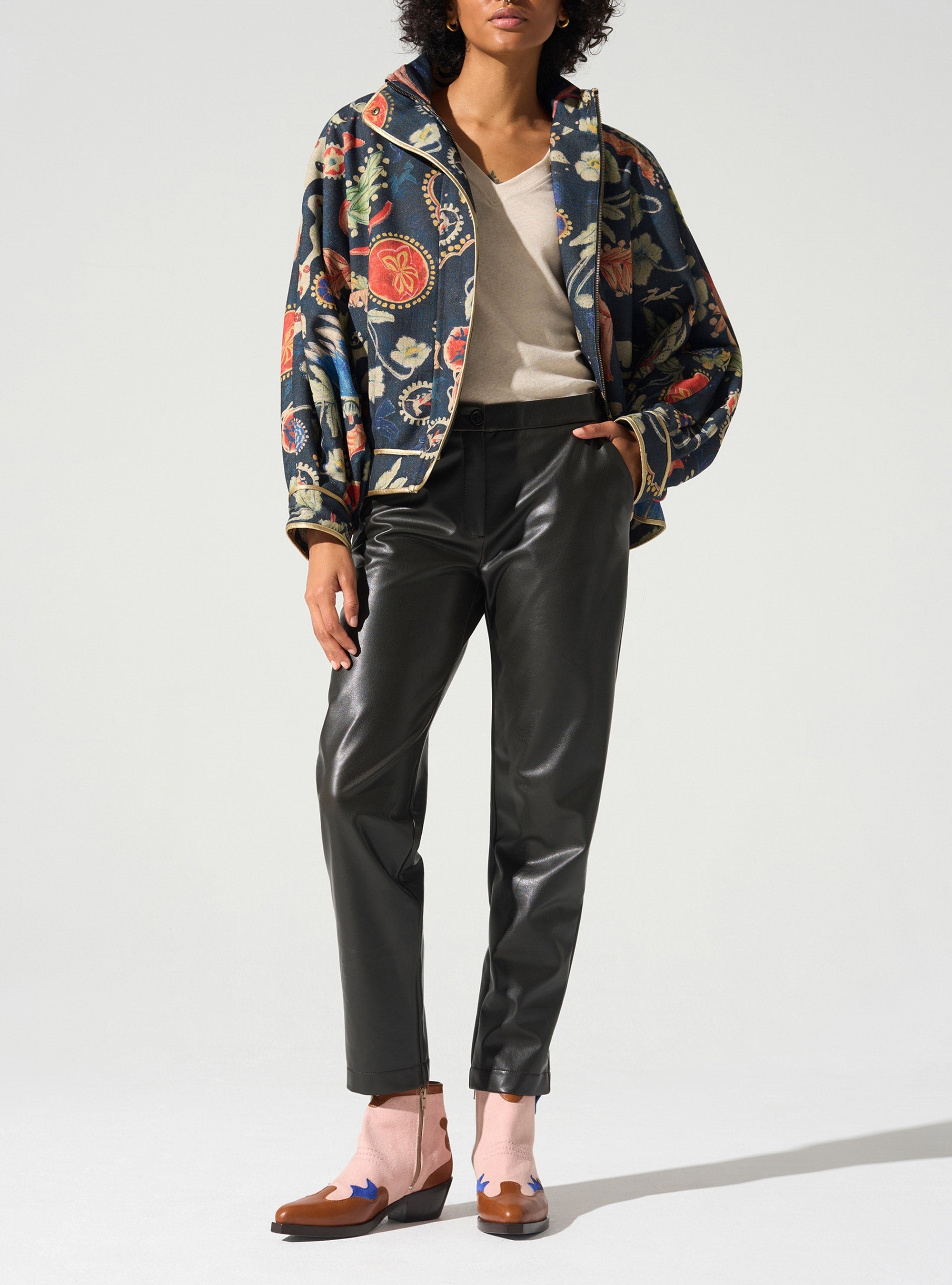 Blouson oversize col montant Cotélac