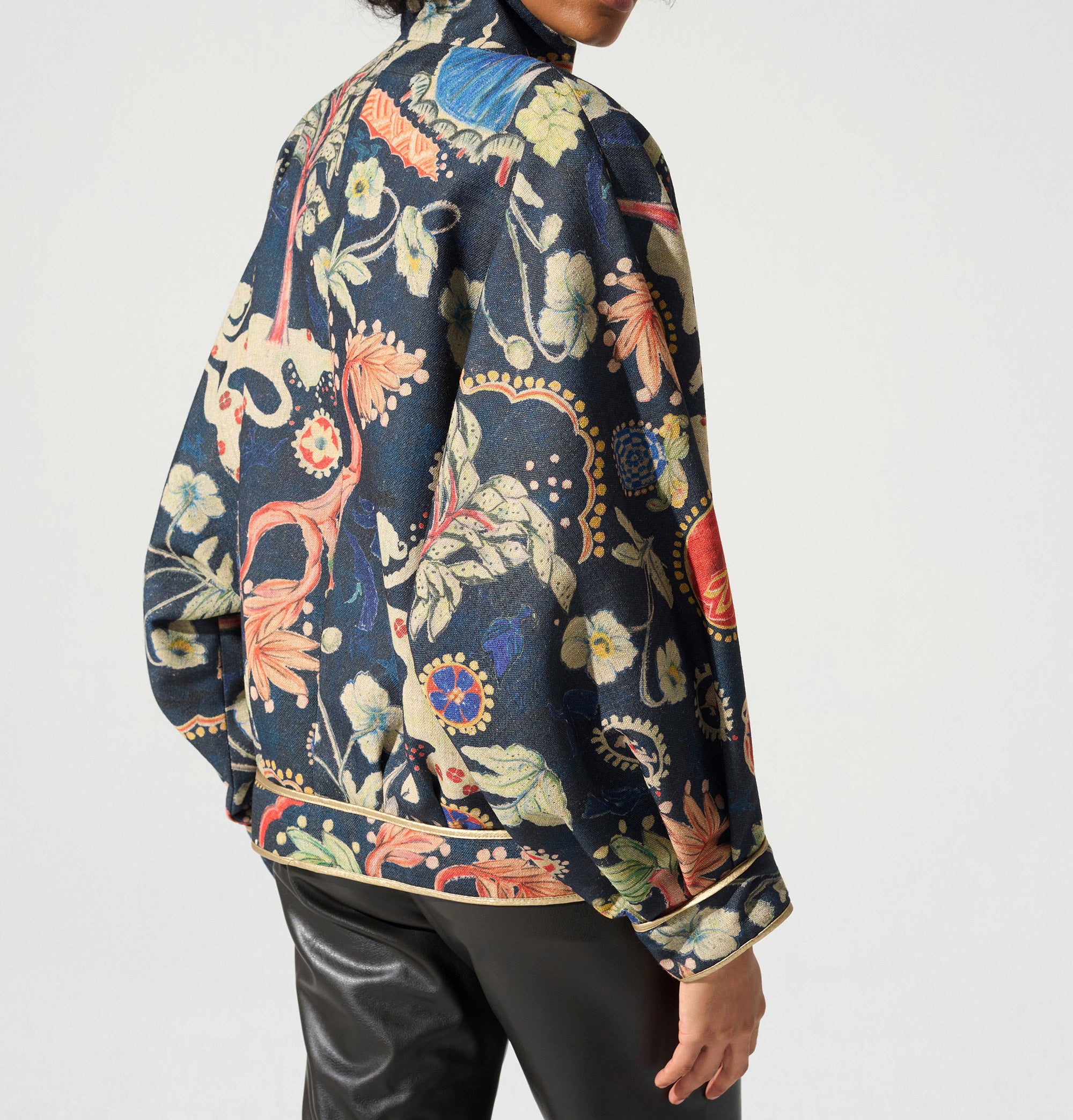 Blouson oversize col montant