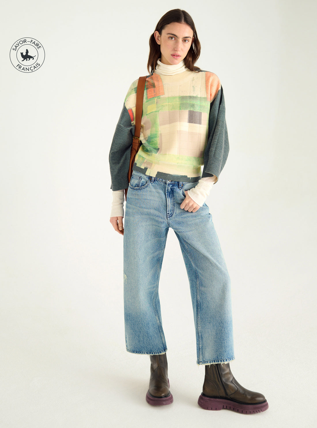 Pull sublimé en maille technique