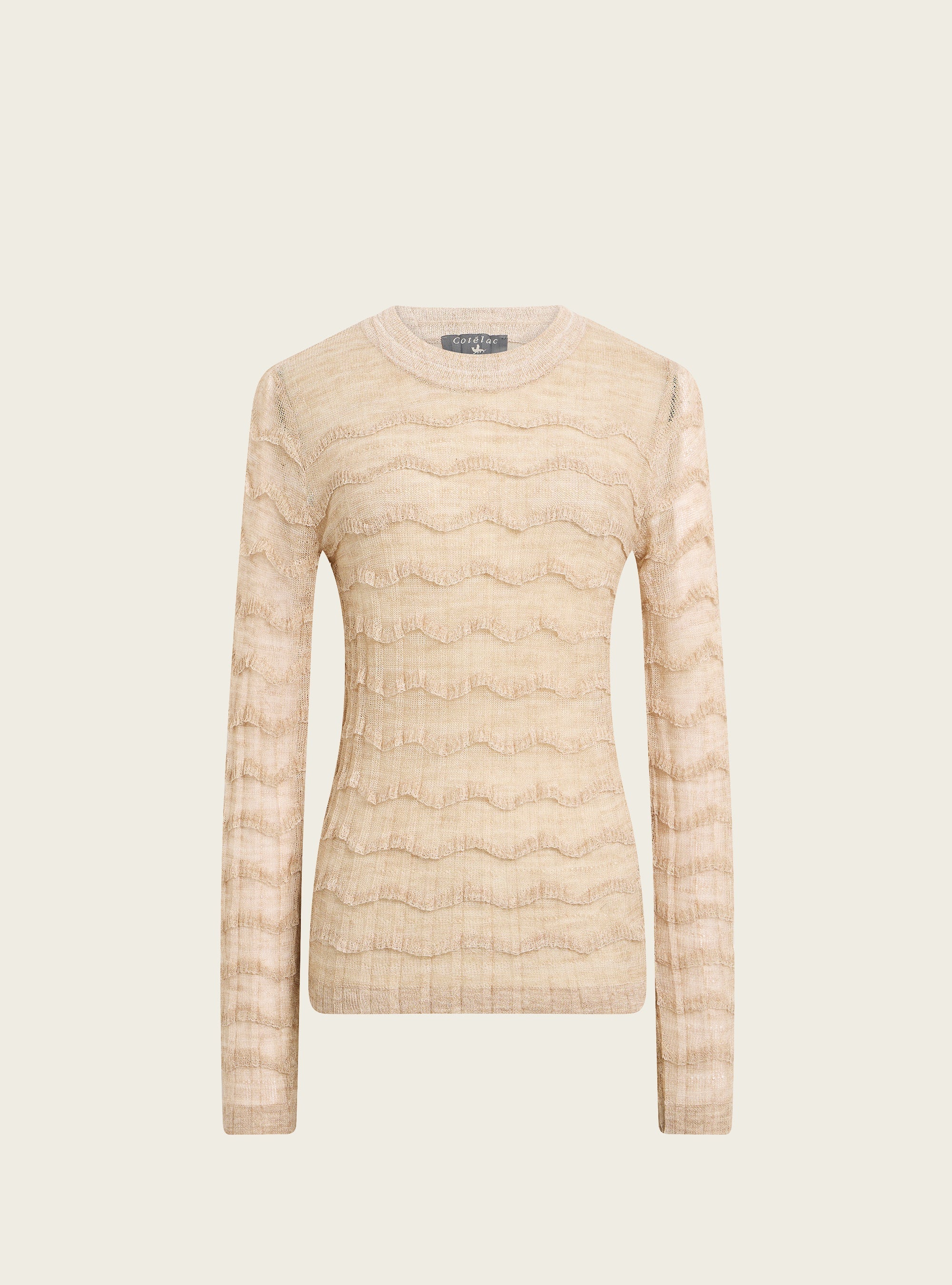 Pull en maille dentelle Cotélac