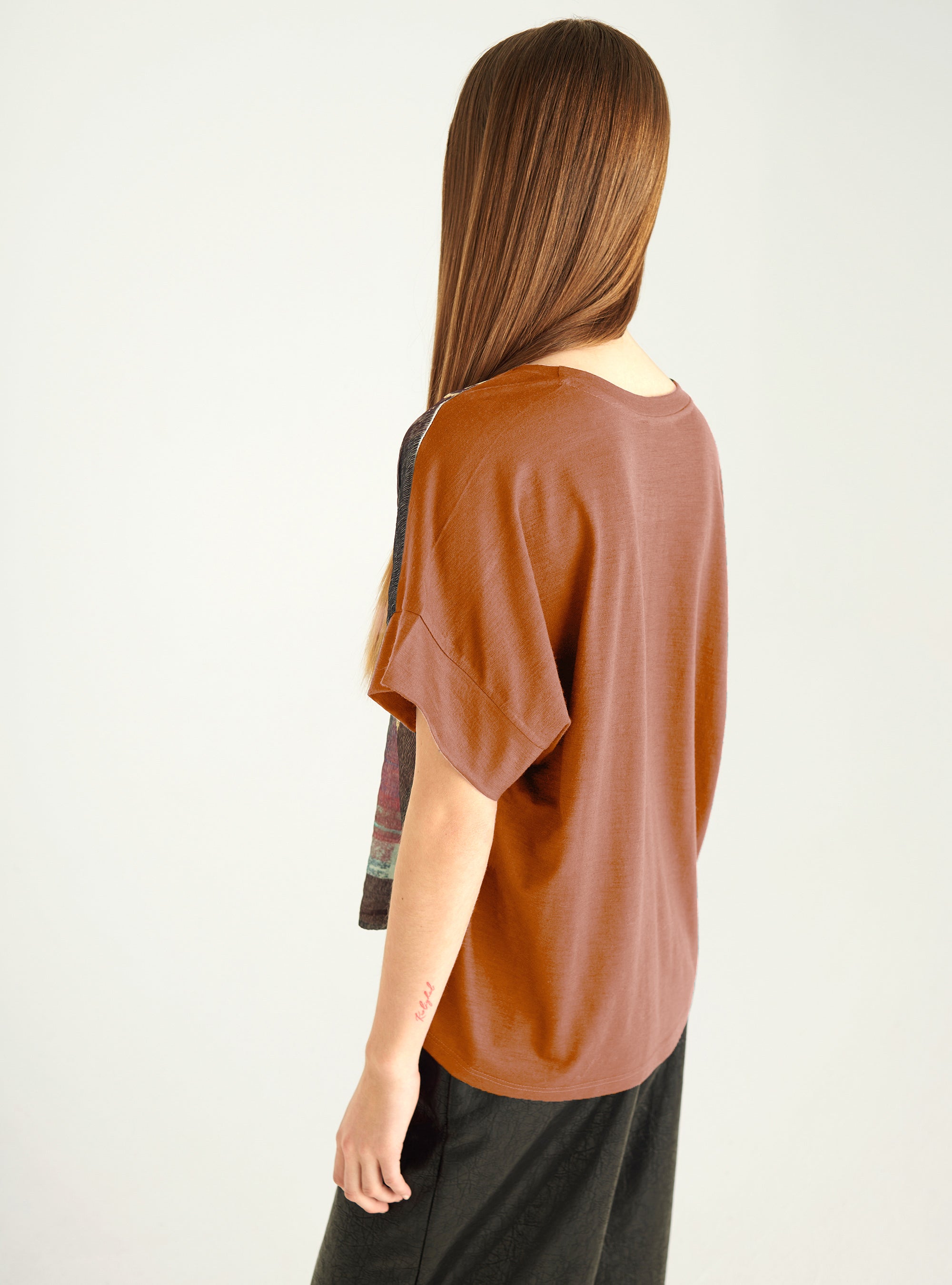 T-shirt bi-matière sublimé