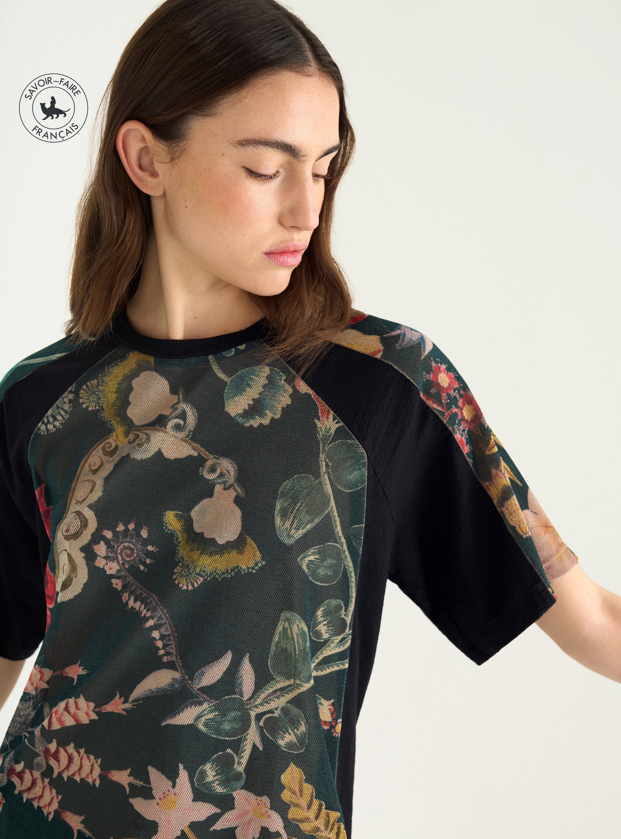 T-shirt bi-matière sublimé Cotélac