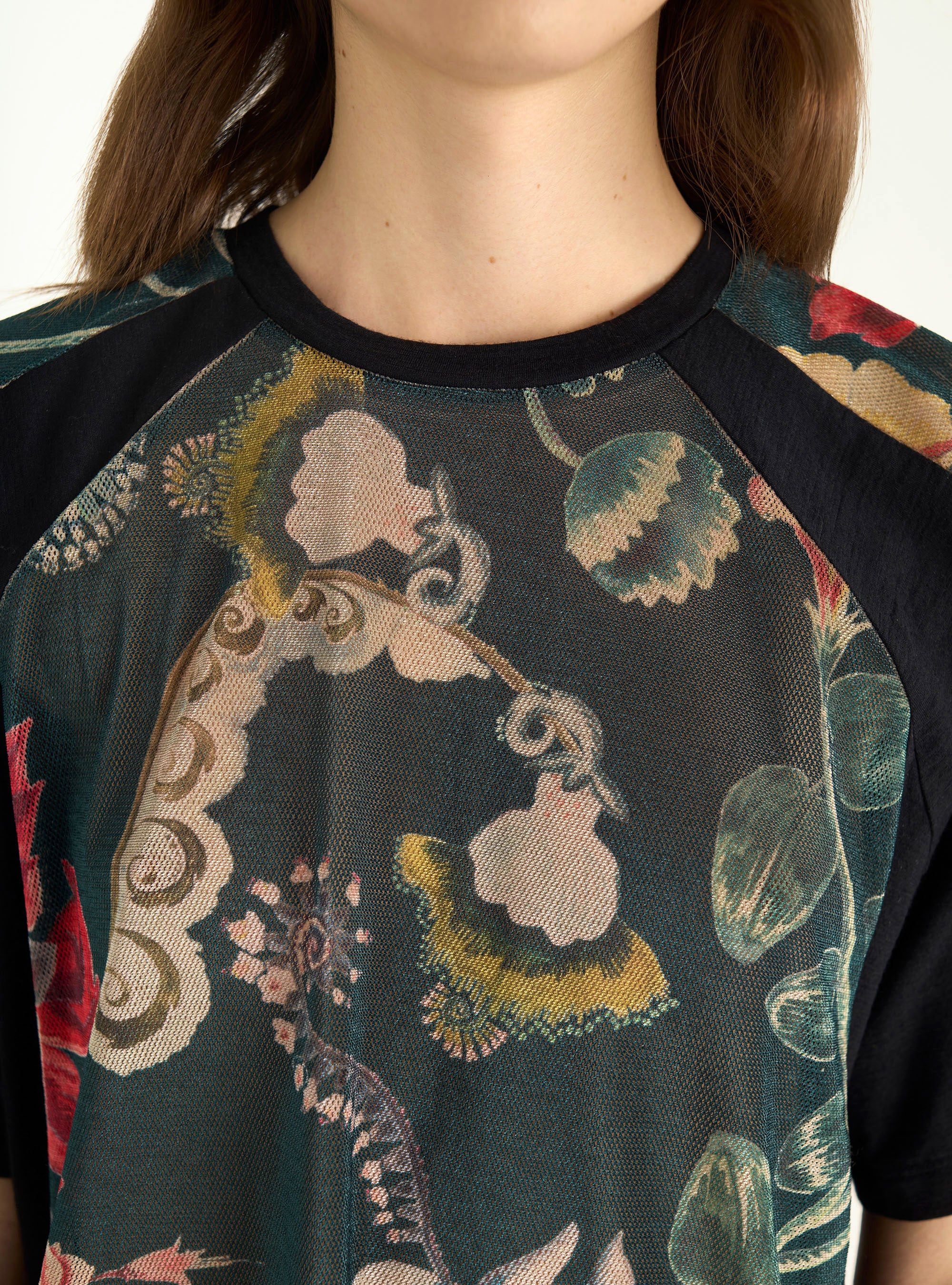 T-shirt bi-matière sublimé