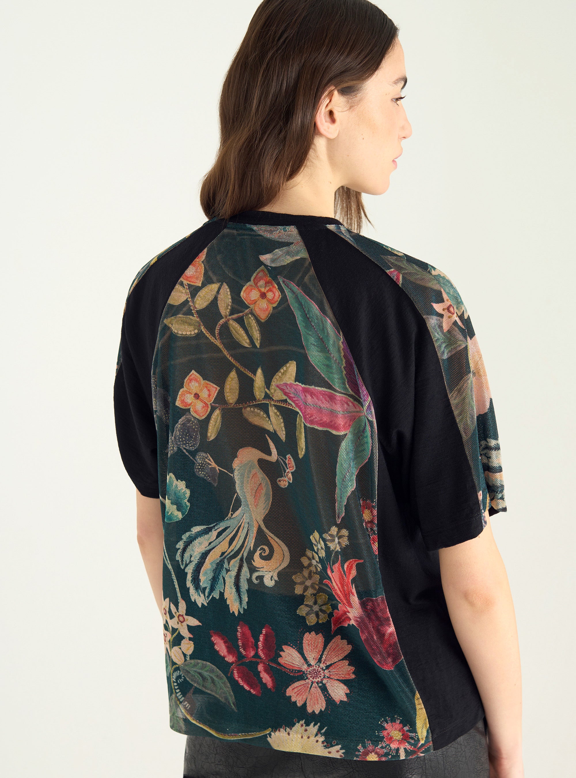 T-shirt bi-matière sublimé