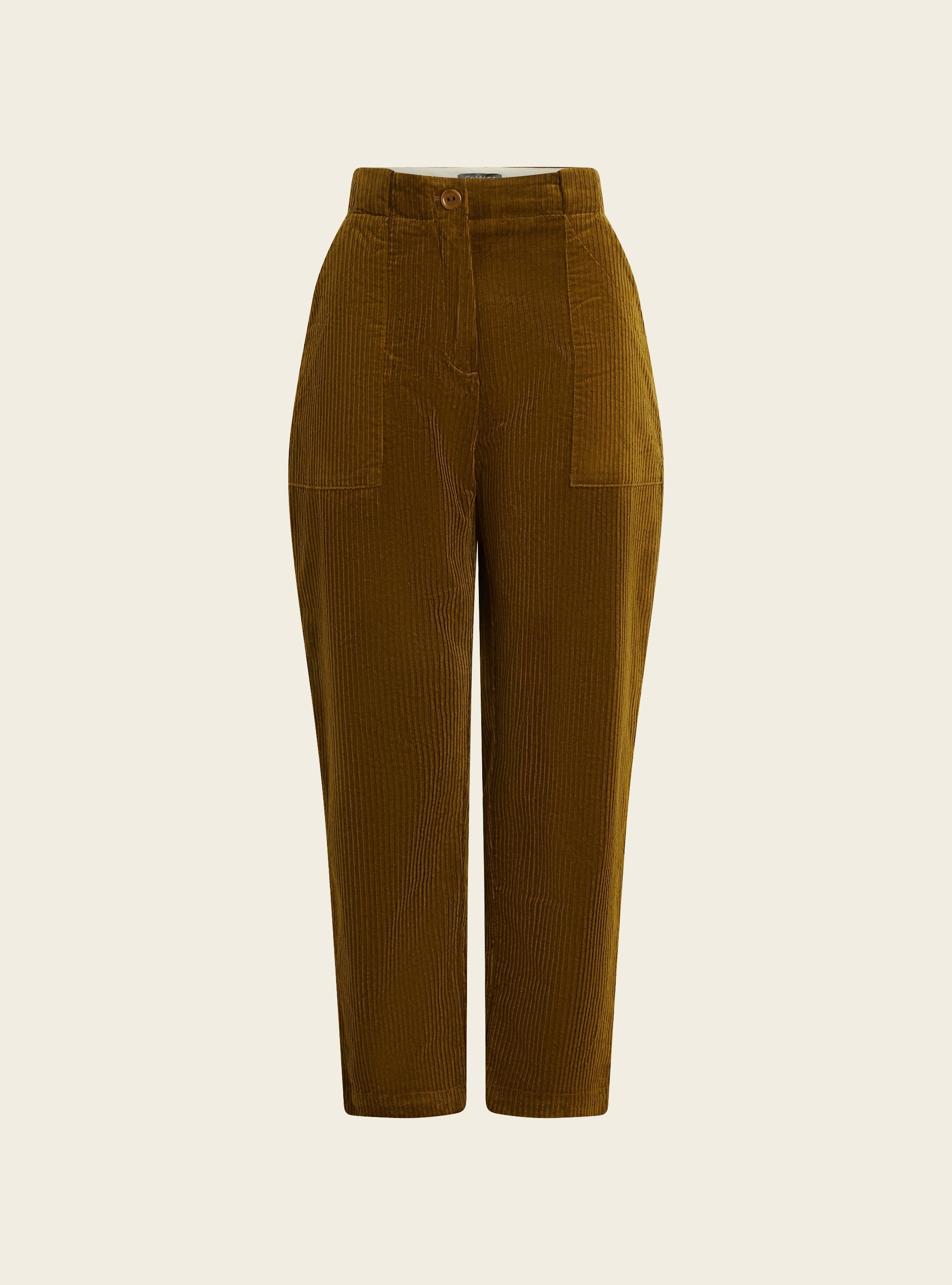 Pantalon carotte en velours côtelé Cotélac