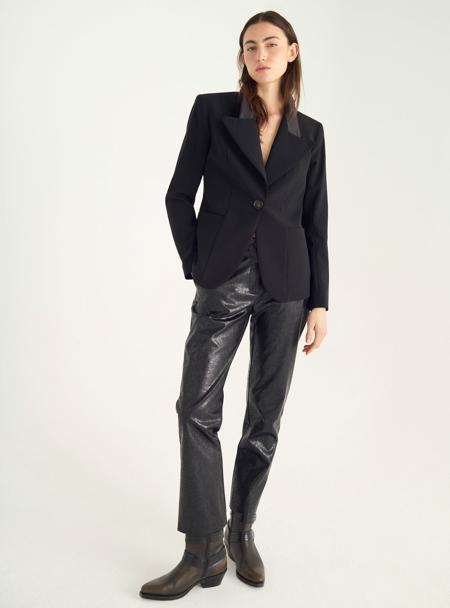 Jacke aus Wolle und Baumwolle