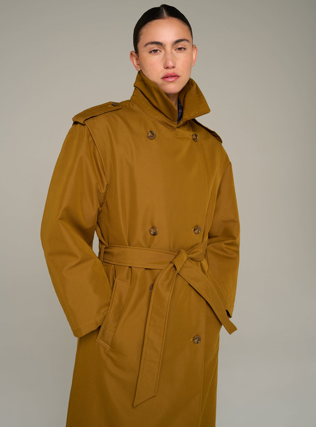 Cotélac trench doublure imprimée