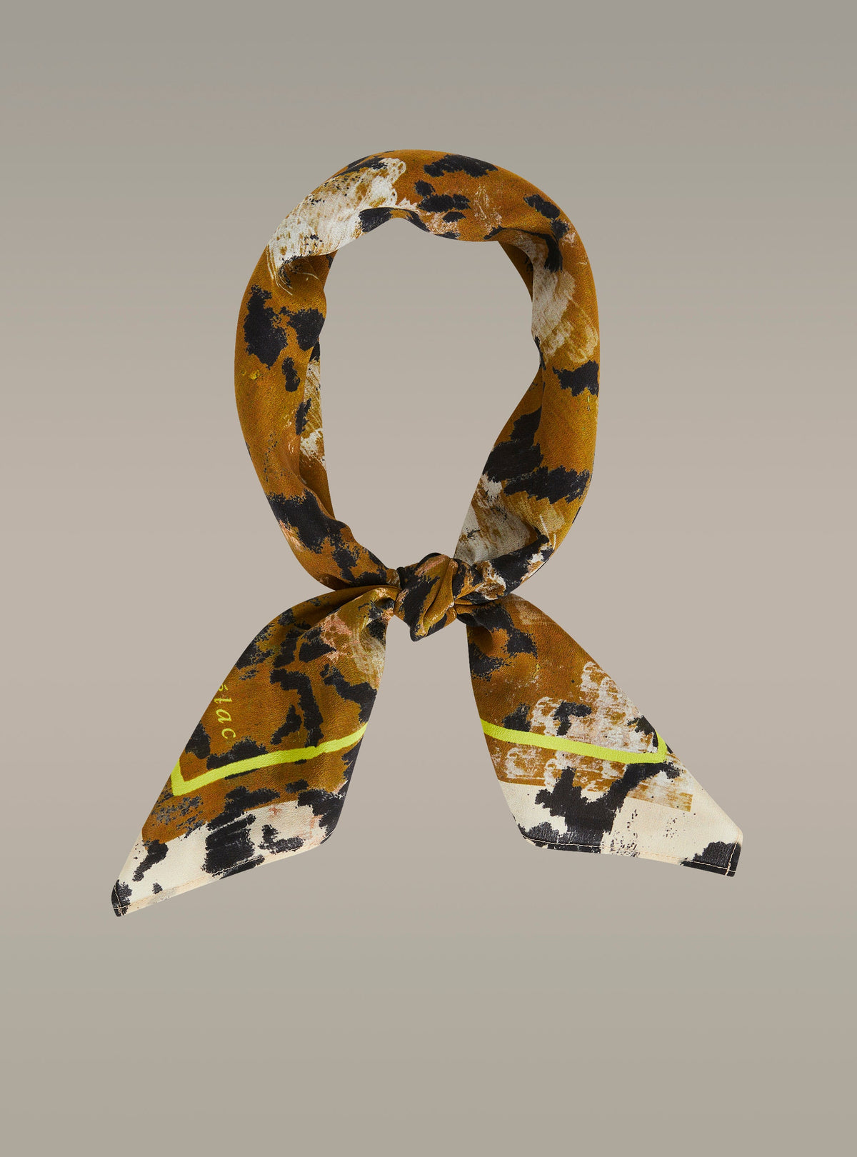 Foulard en soie imprimé Cotélac