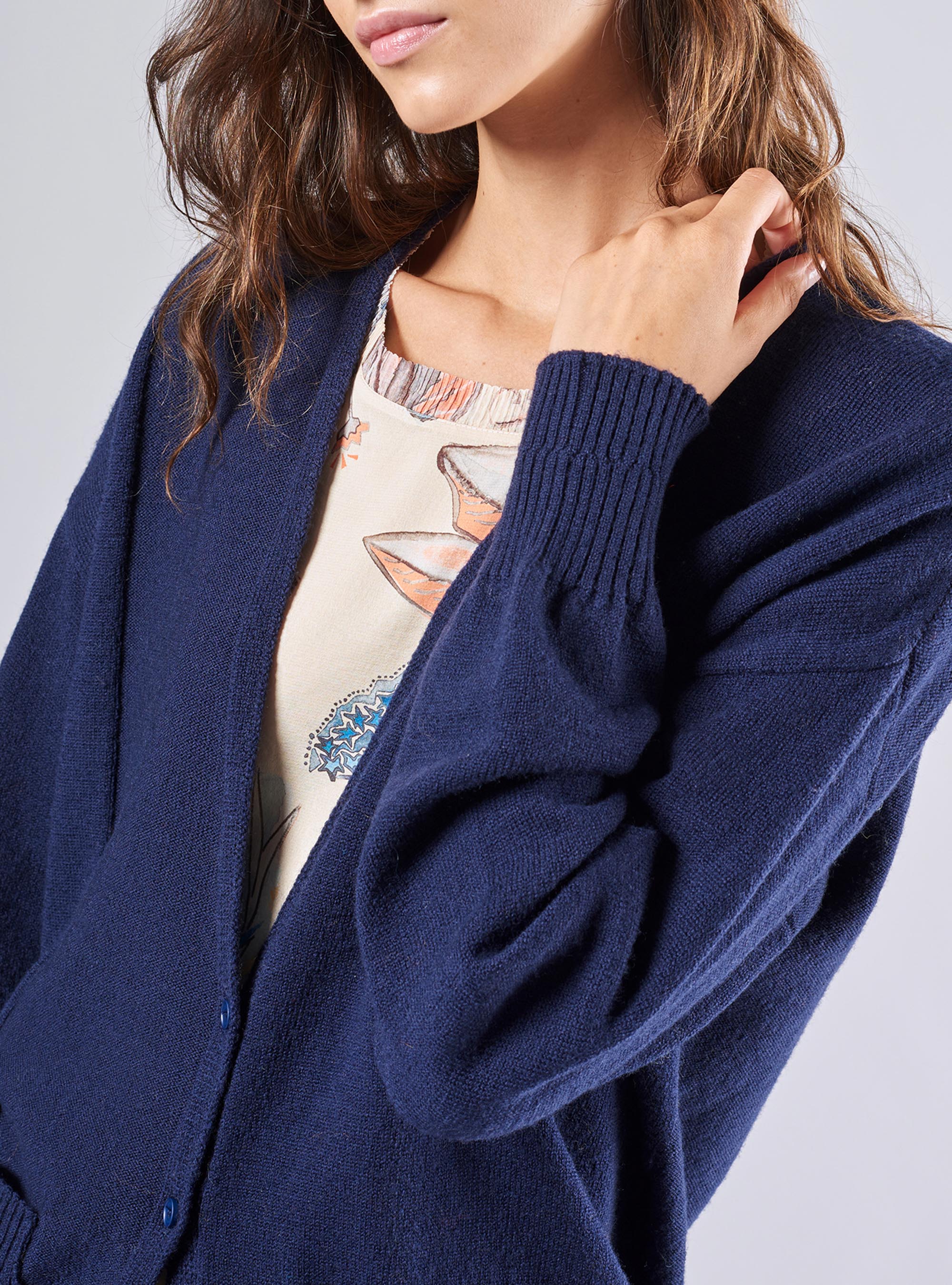 Cardigan Col V