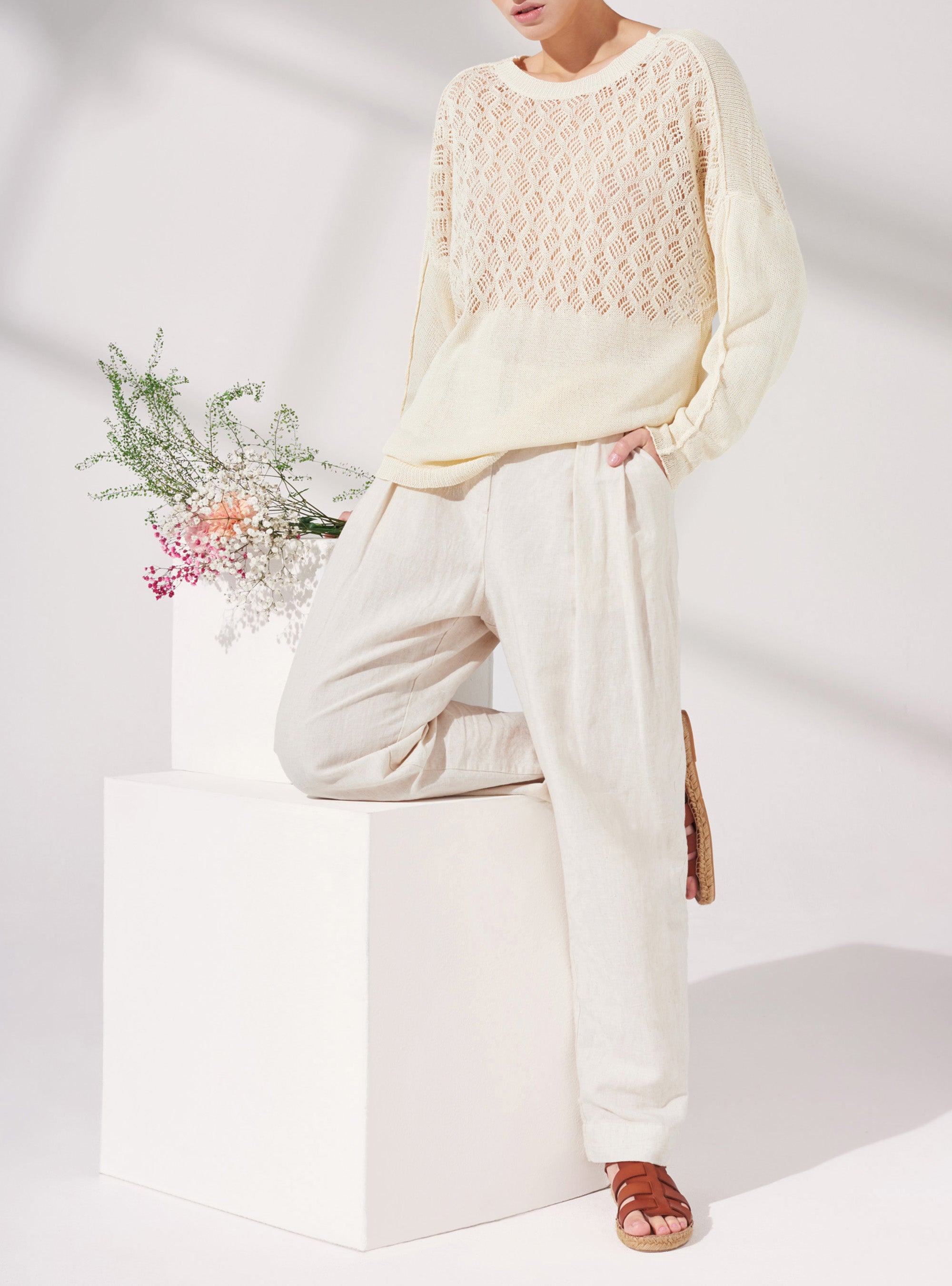 Loose Lace Spirit Knit Sweater