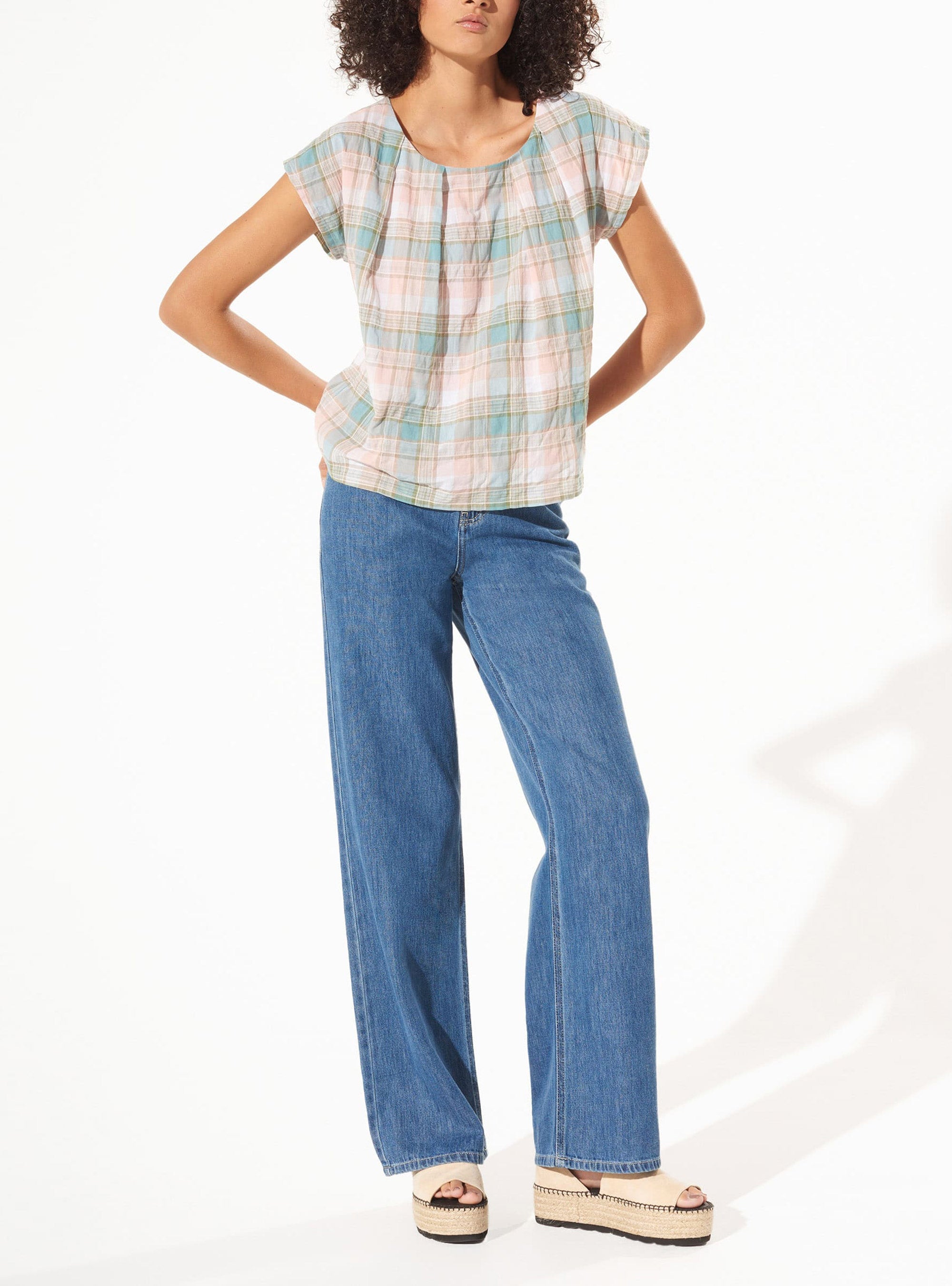 Blouse acoté