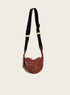 Mini engraved leather bag